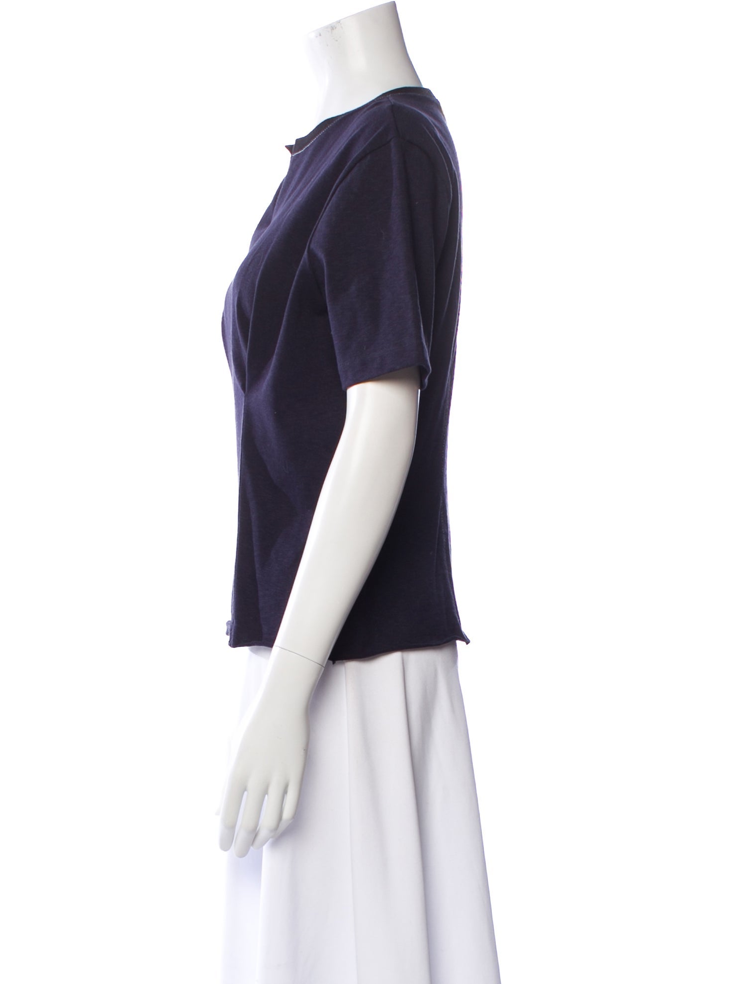 Marni V-Neck Short Sleeve T-Shirt