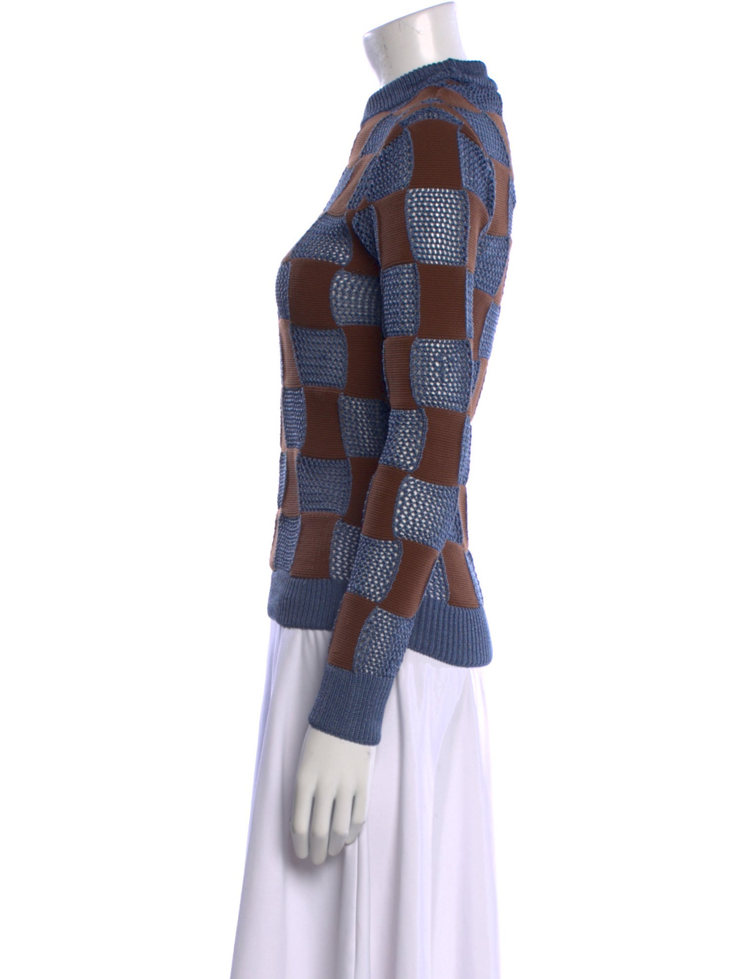 Marni Printed Mock Neck Sweater