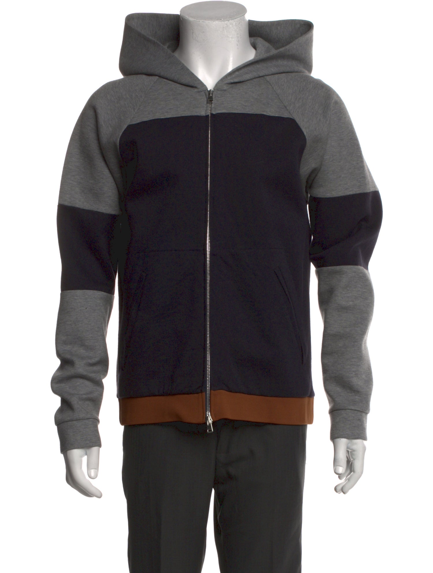 Marni Colorblock Pattern Crew Neck Hoodie