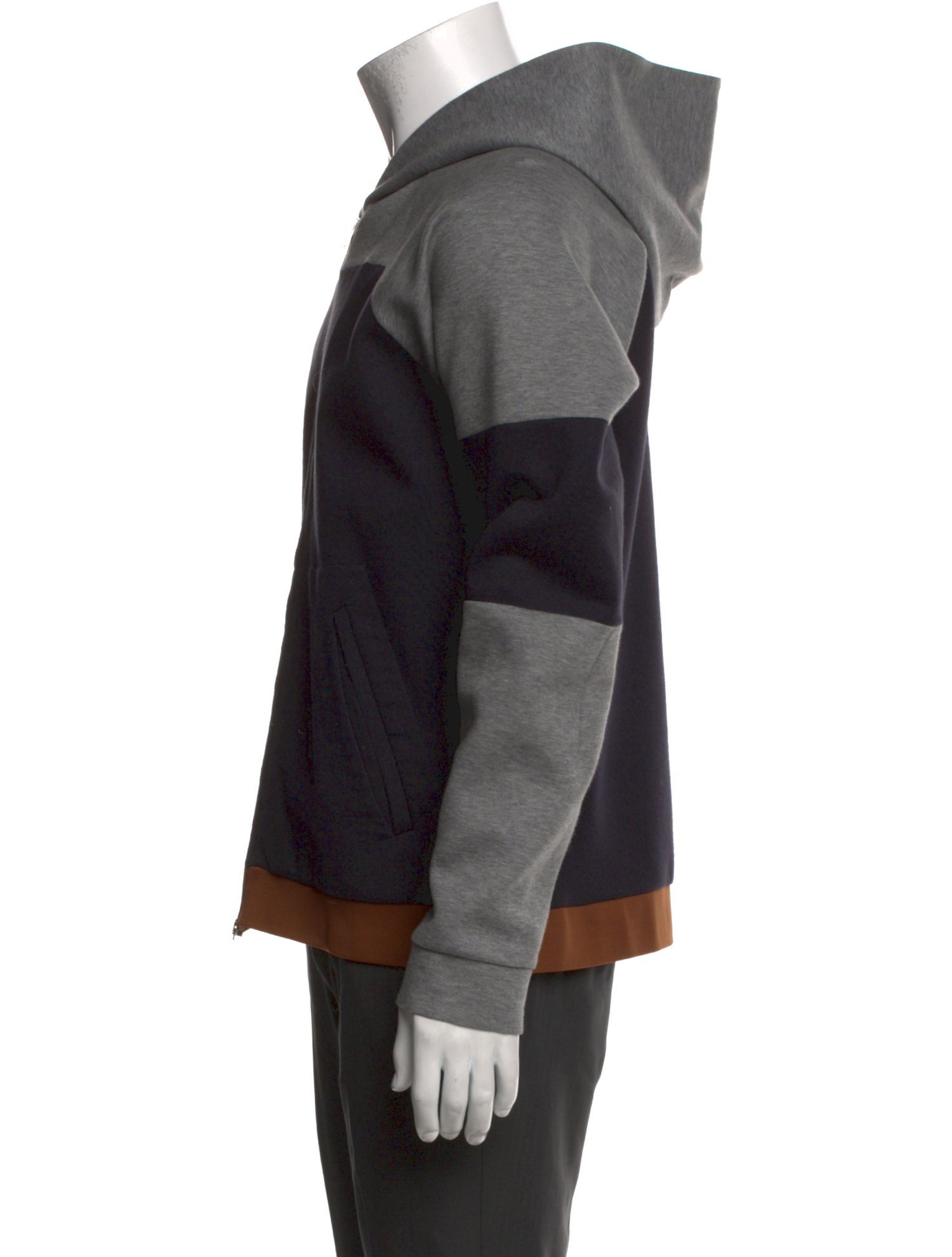 Marni Colorblock Pattern Crew Neck Hoodie