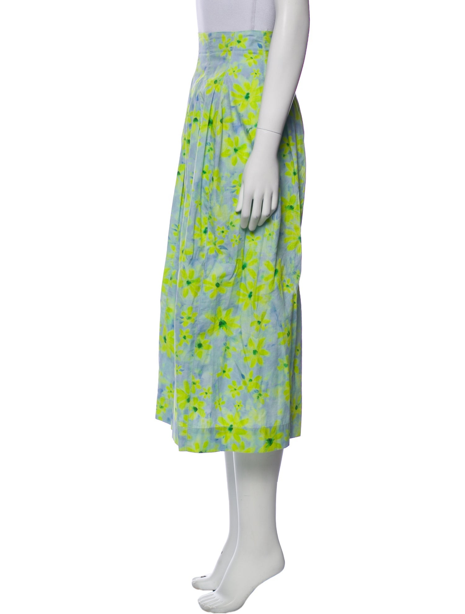 Marni Floral Print Midi Length Skirt