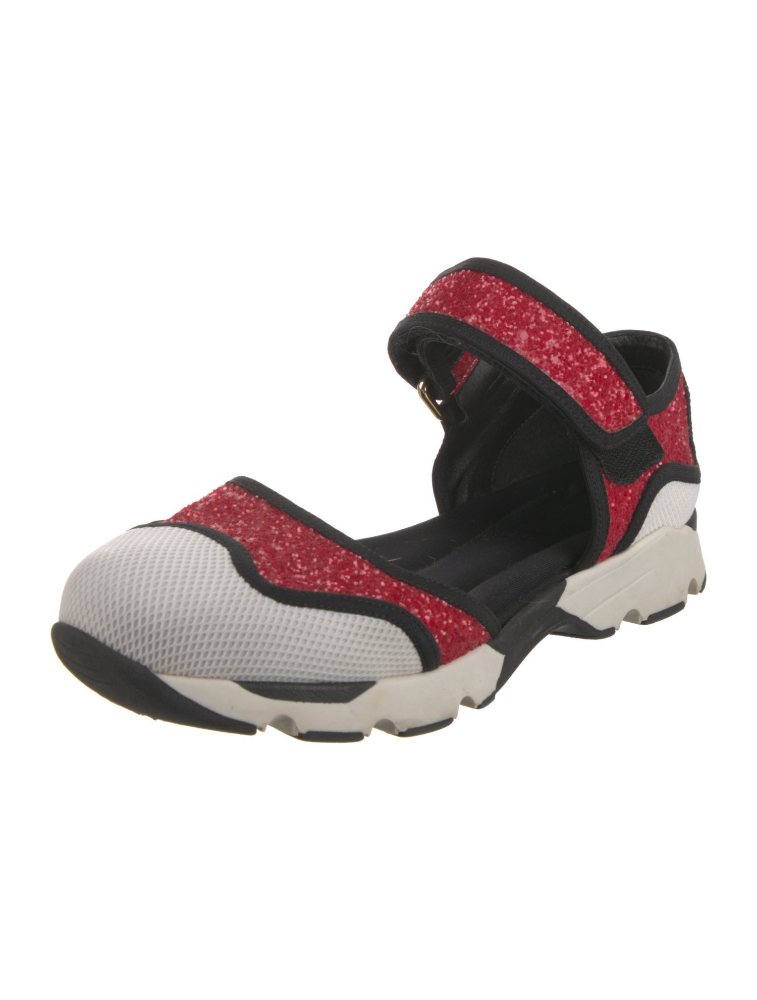 Marni Neoprene Colorblock Pattern Sandals