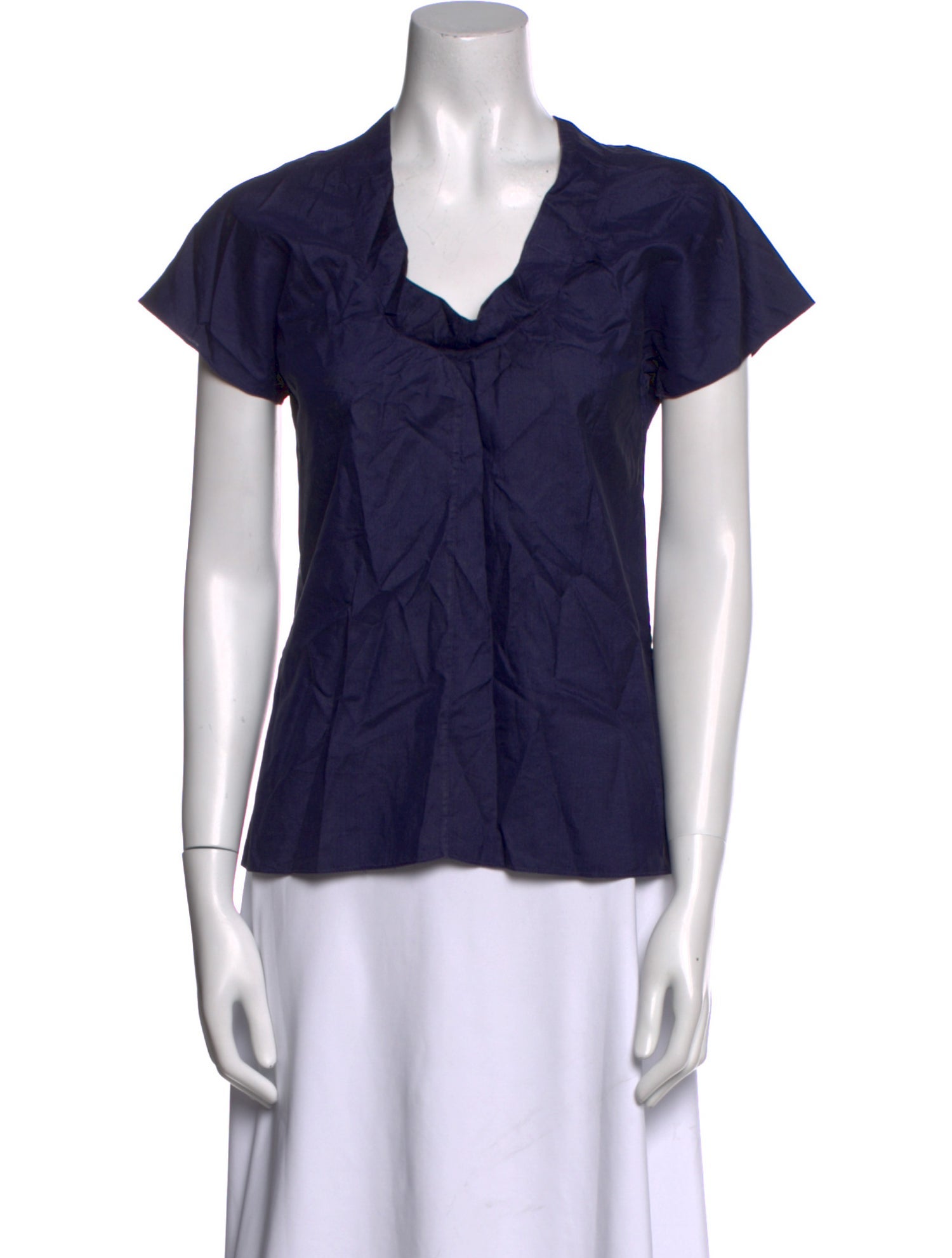 Marni Silk V-Neck Blouse