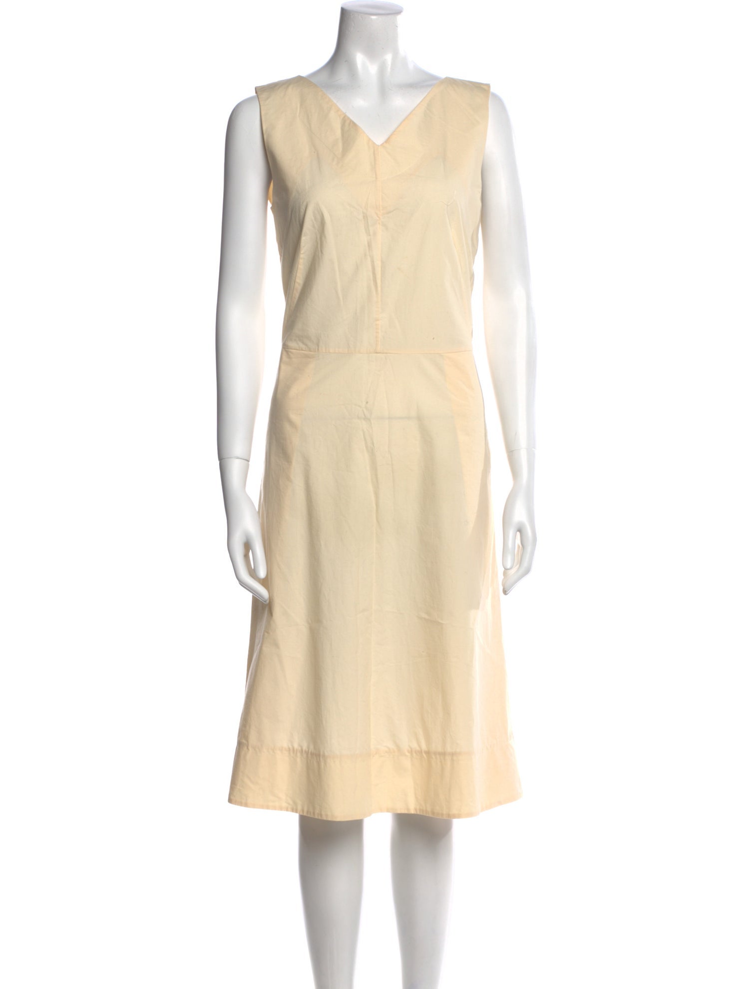 Marni V-Neck Midi Length Dress