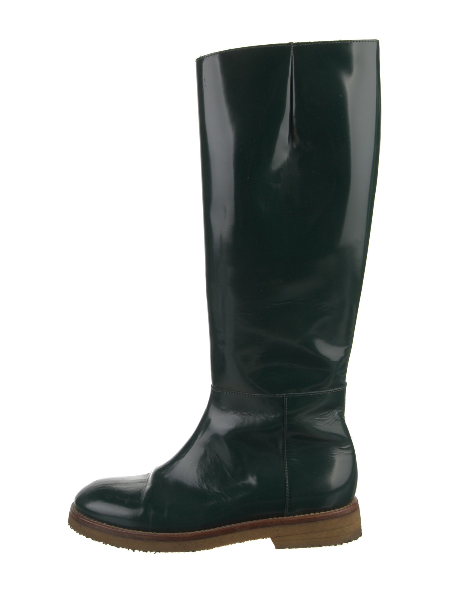 Marni Leather Riding Boots