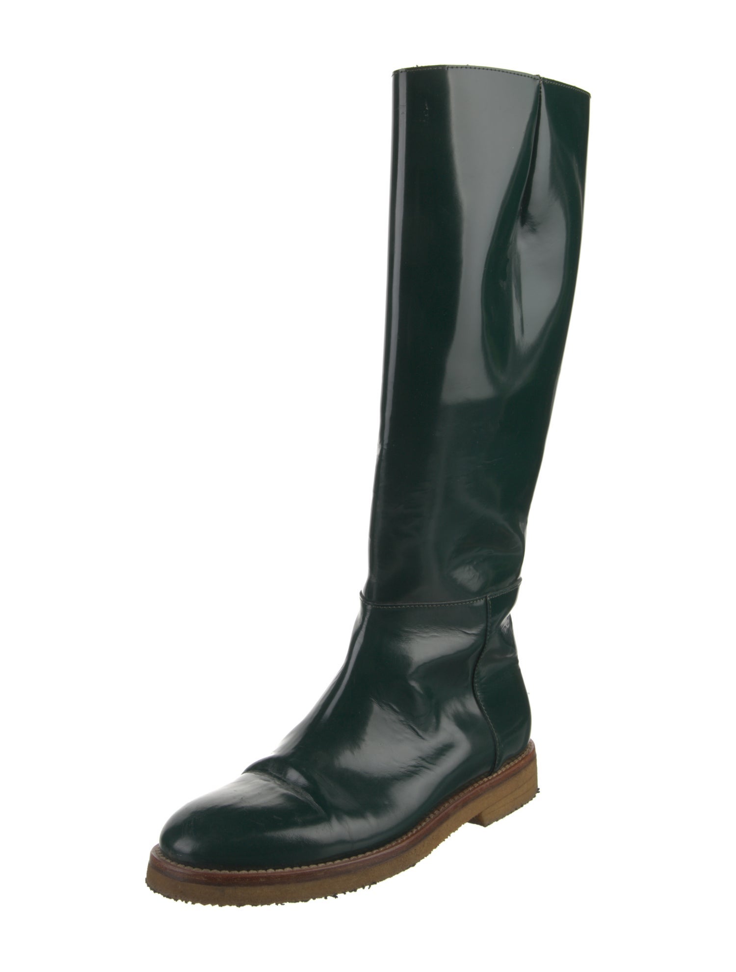Marni Leather Riding Boots