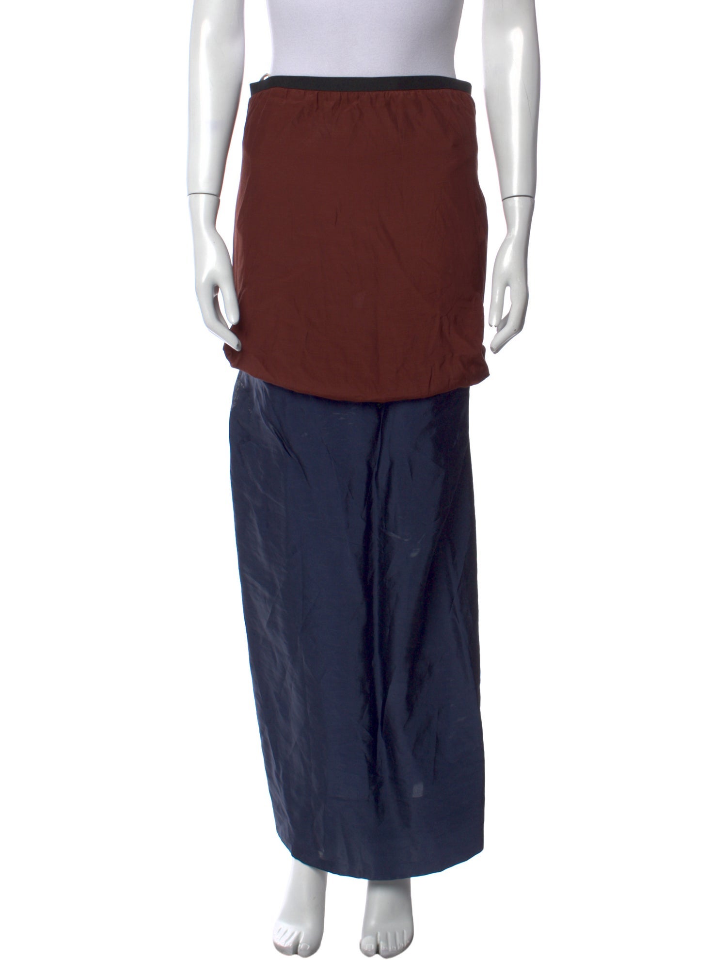 Marni Colorblock Pattern Long Skirt