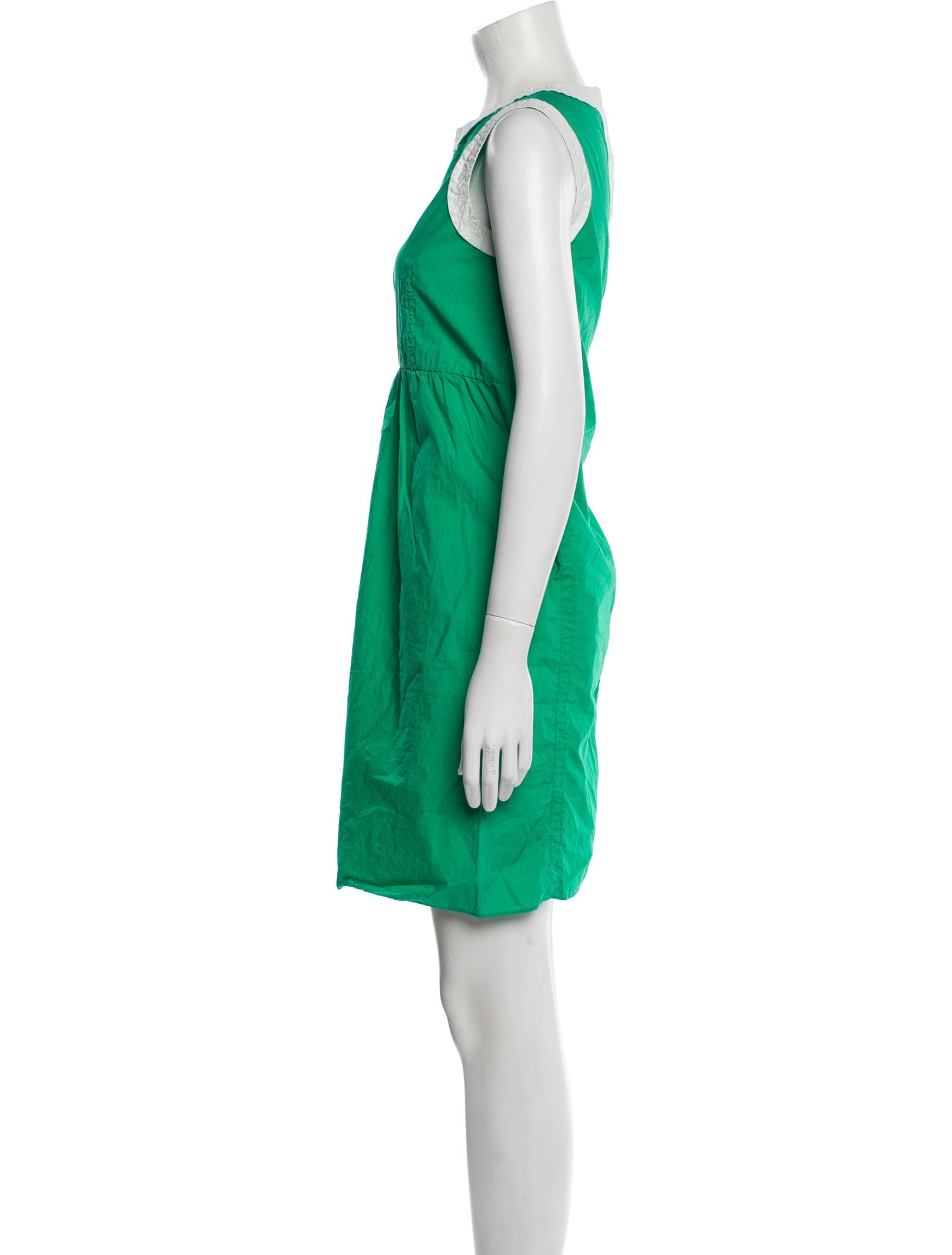 Marni Bateau Neckline Mini Dress