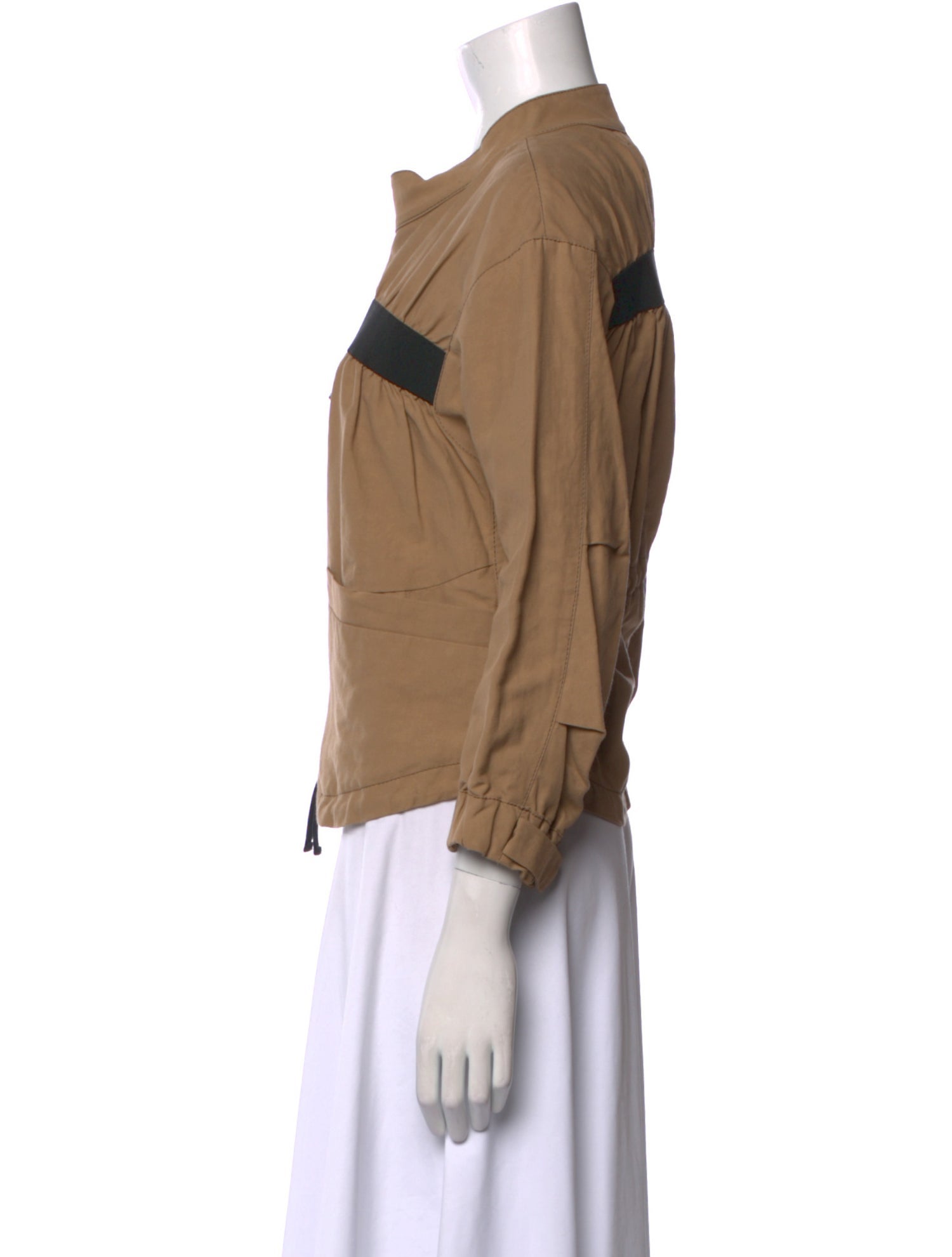 Marni Mock Neck Three-Quarter Sleeve Sweatshirt