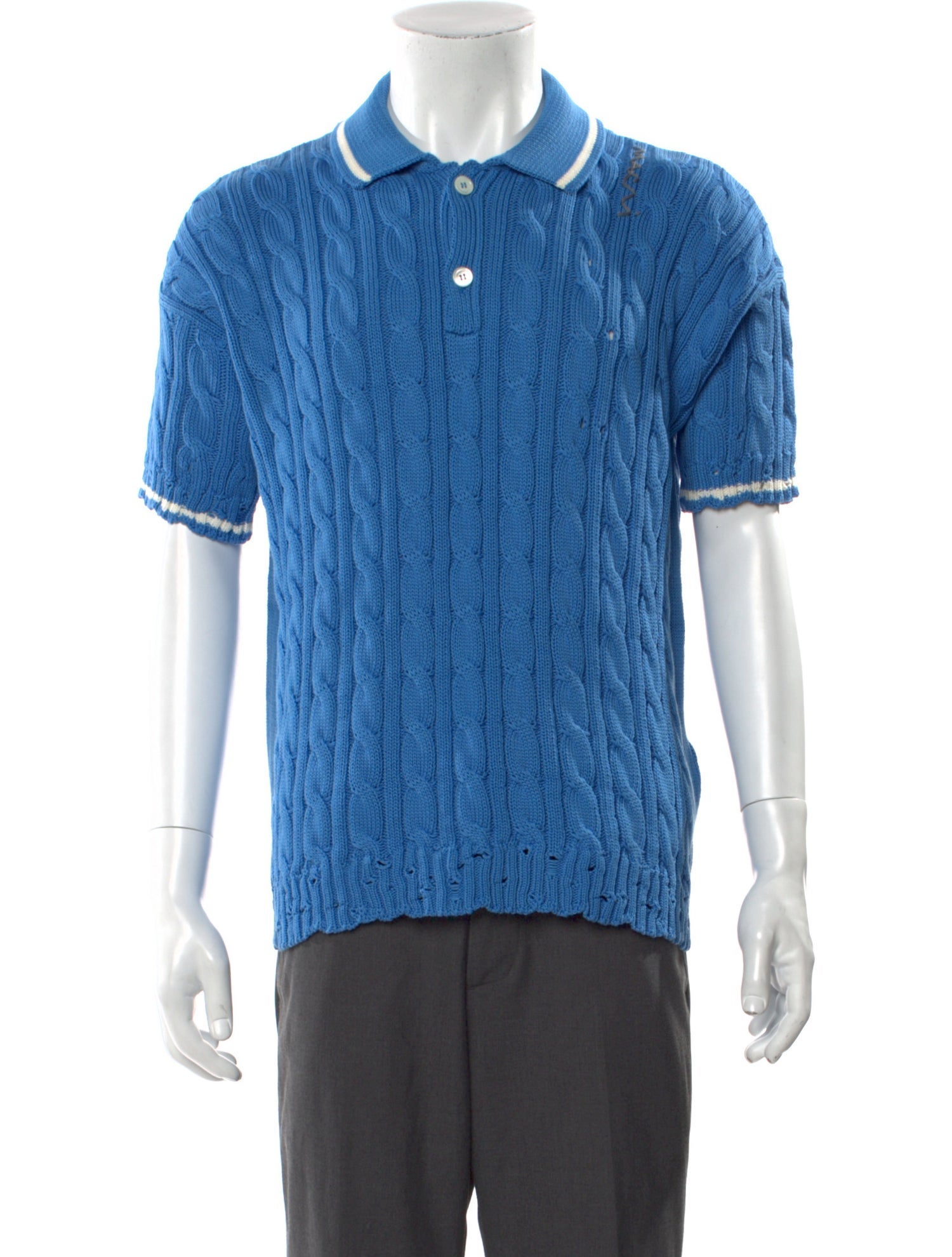 Marni Striped Collar Polo Sweater w/ Tags