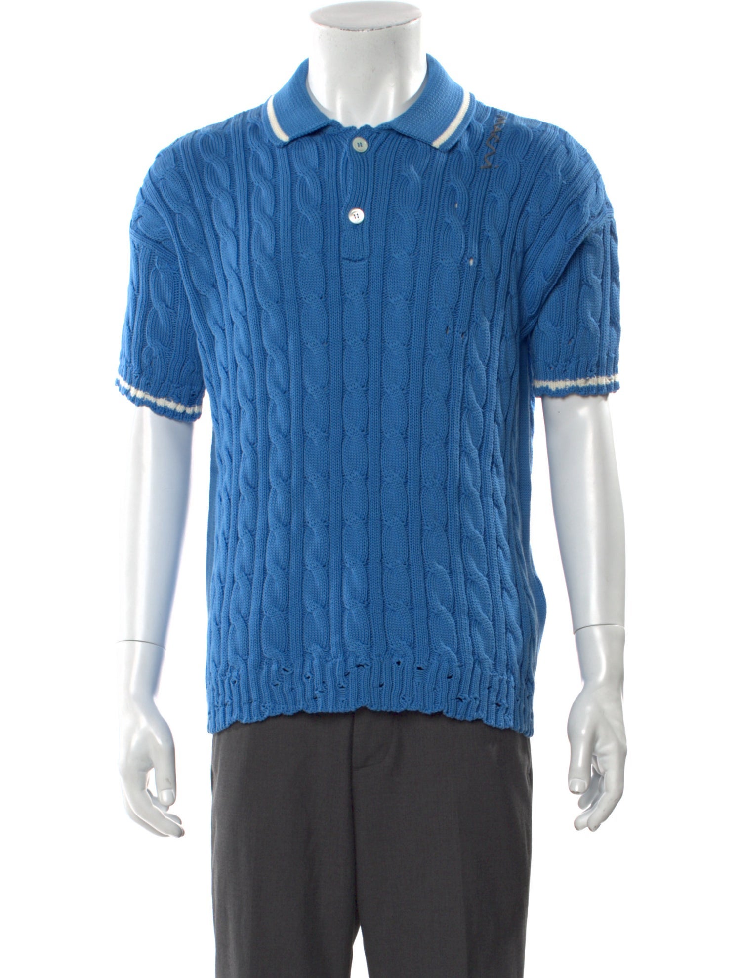 Marni Striped Collar Polo Sweater w/ Tags