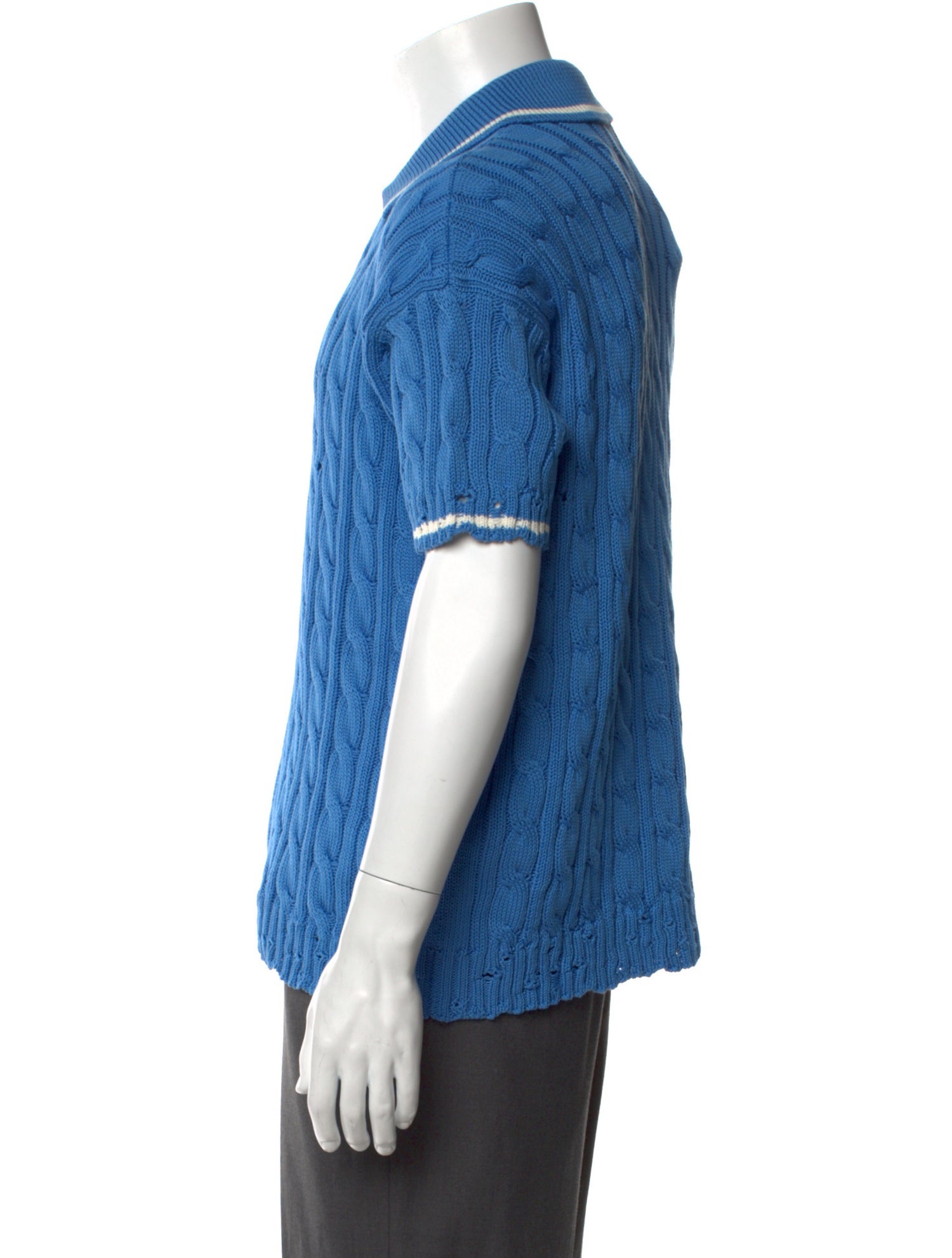 Marni Striped Collar Polo Sweater w/ Tags