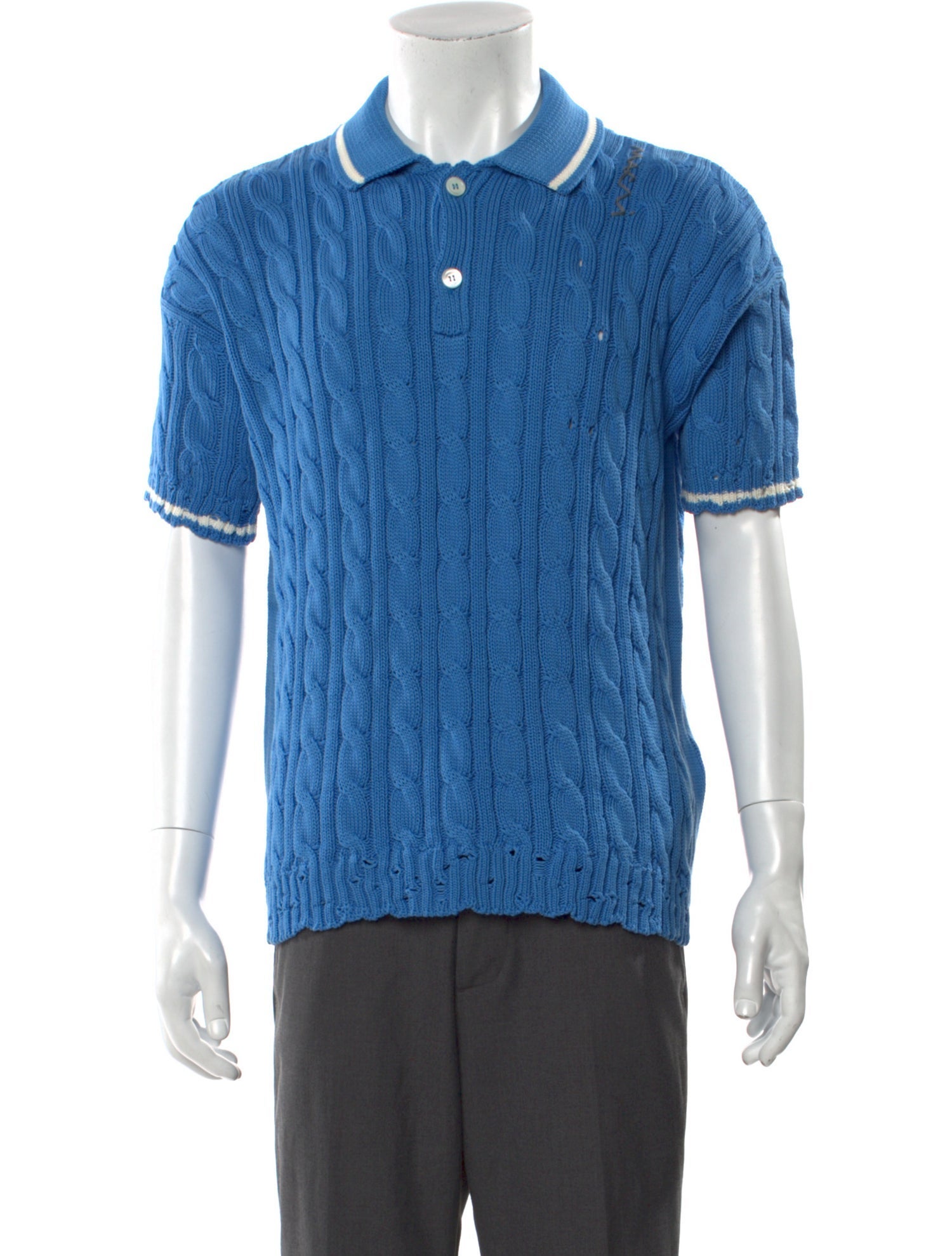 Marni Collar Short Sleeve Polo Sweater w/ Tags