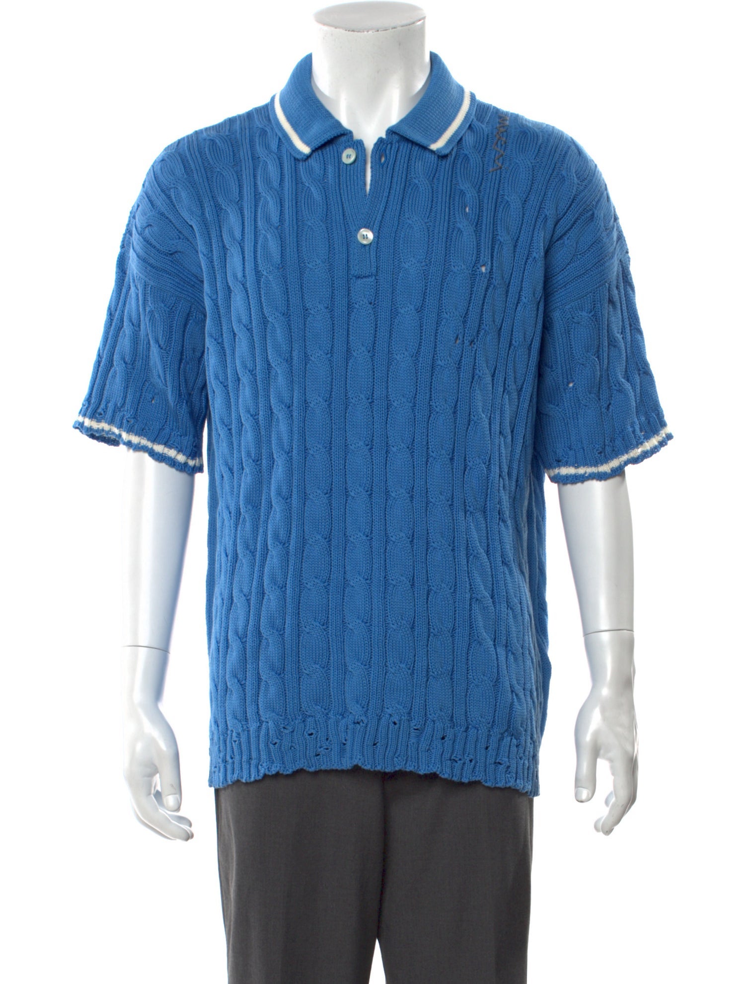 Marni Striped Collar Polo Sweater w/ Tags