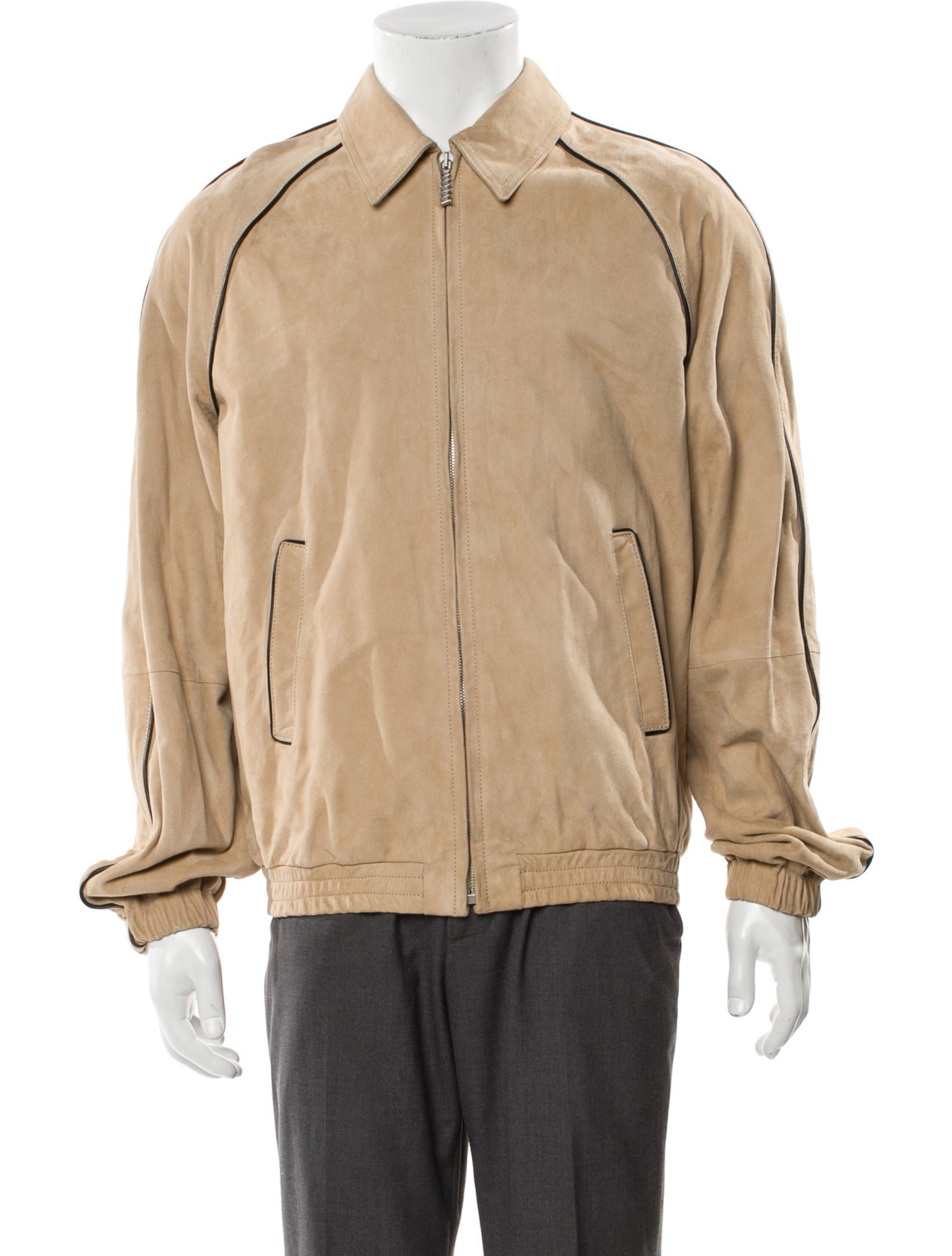 Marni Goat Leather Bomber Jacket w/ Tags