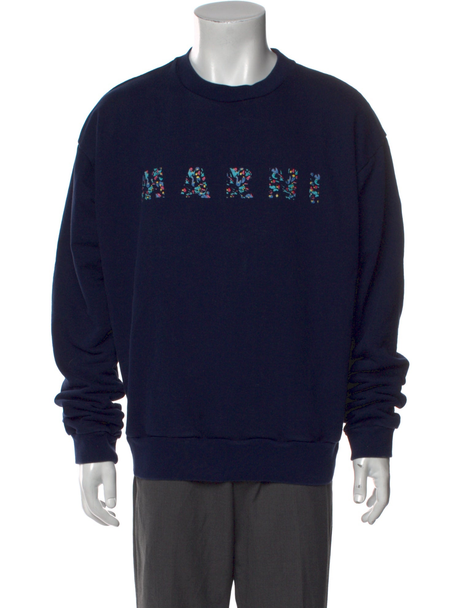 Marni Graphic Print Crew Neck Sweatshirt