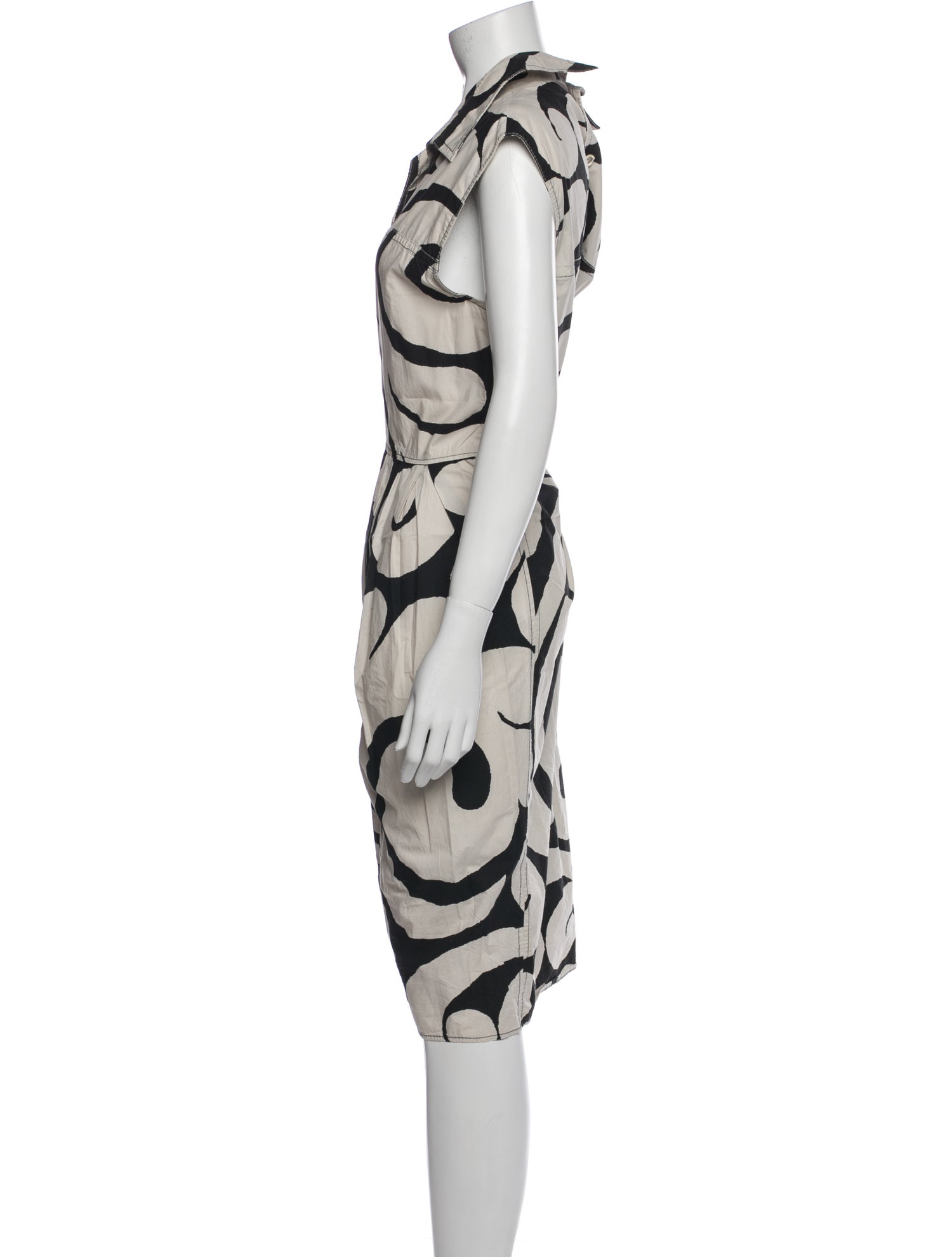 Marni Printed Midi Length Dress