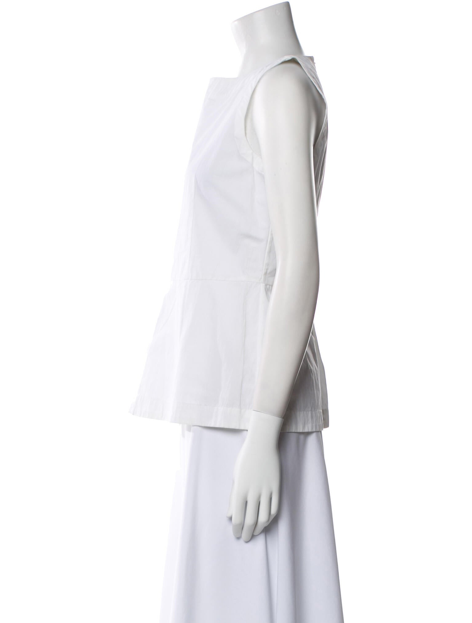 Marni Square Neckline Sleeveless Blouse