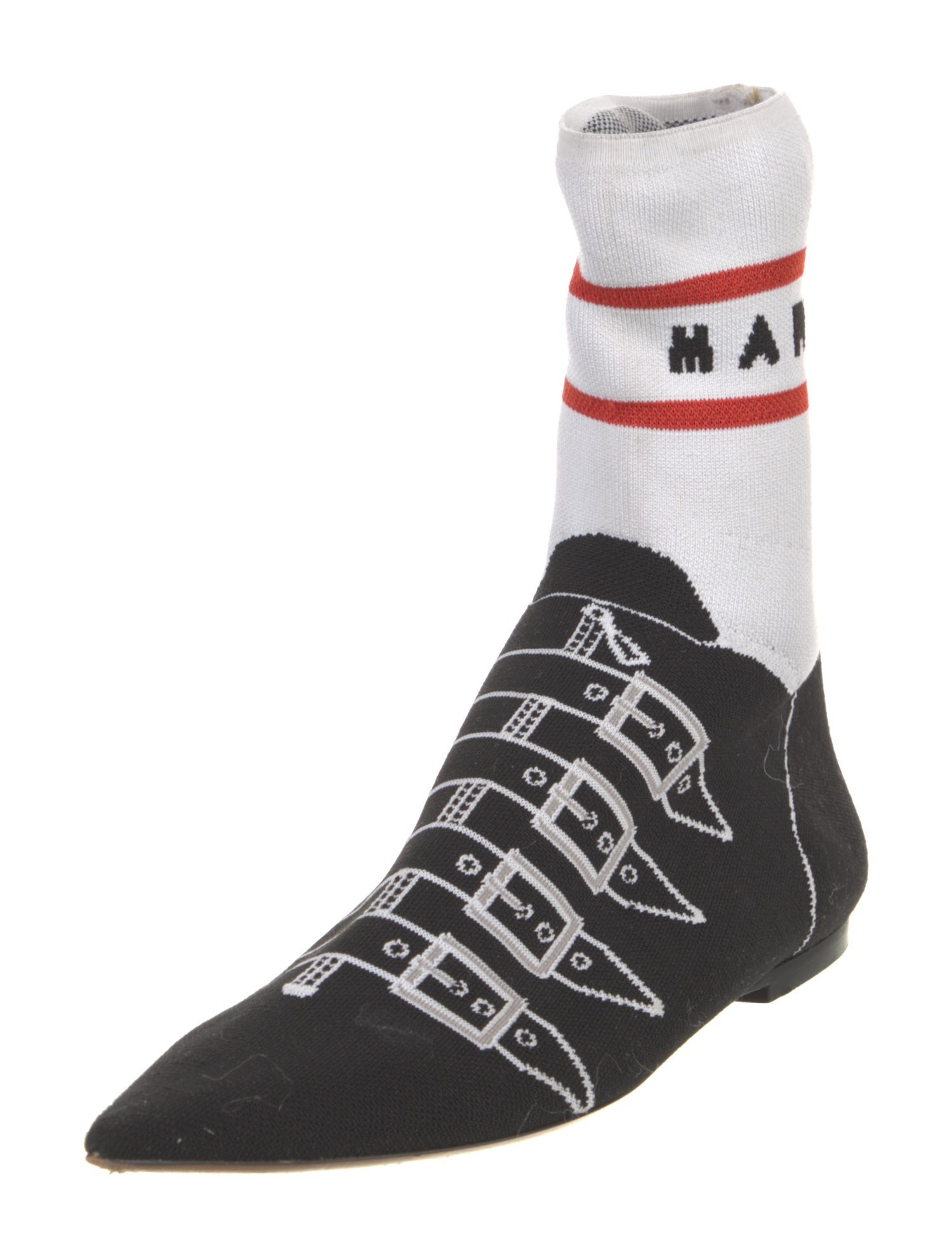 Marni Printed Sock Boots