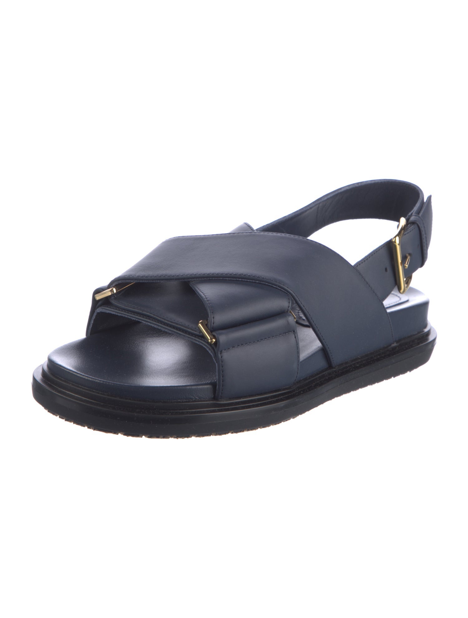 Marni Leather Slingback Flats