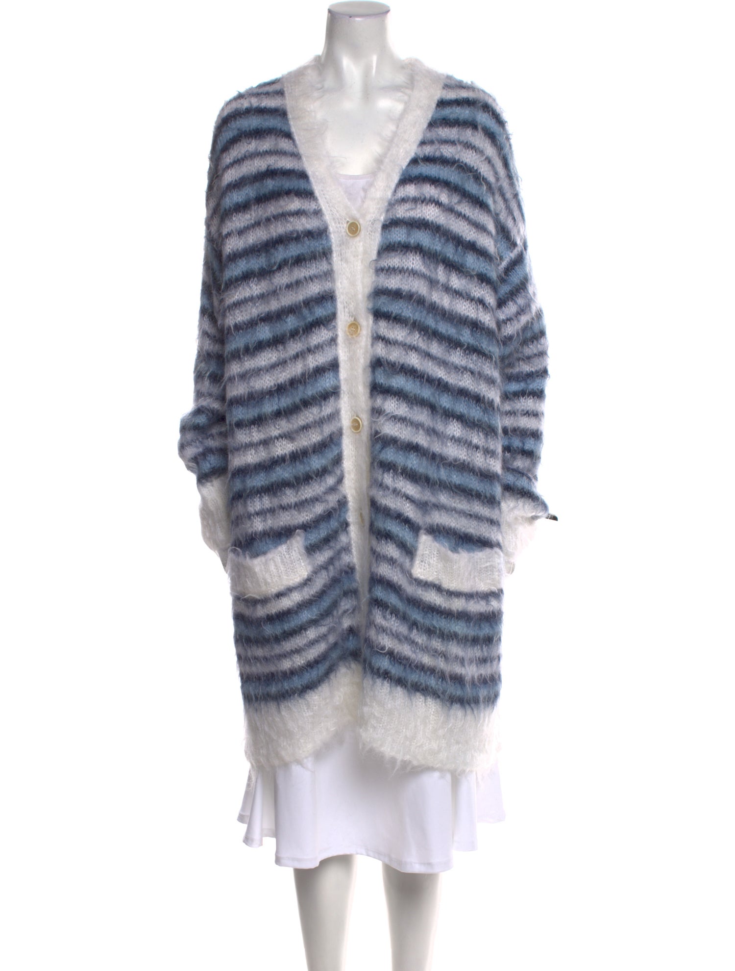 Marni Mohair Striped Sweater