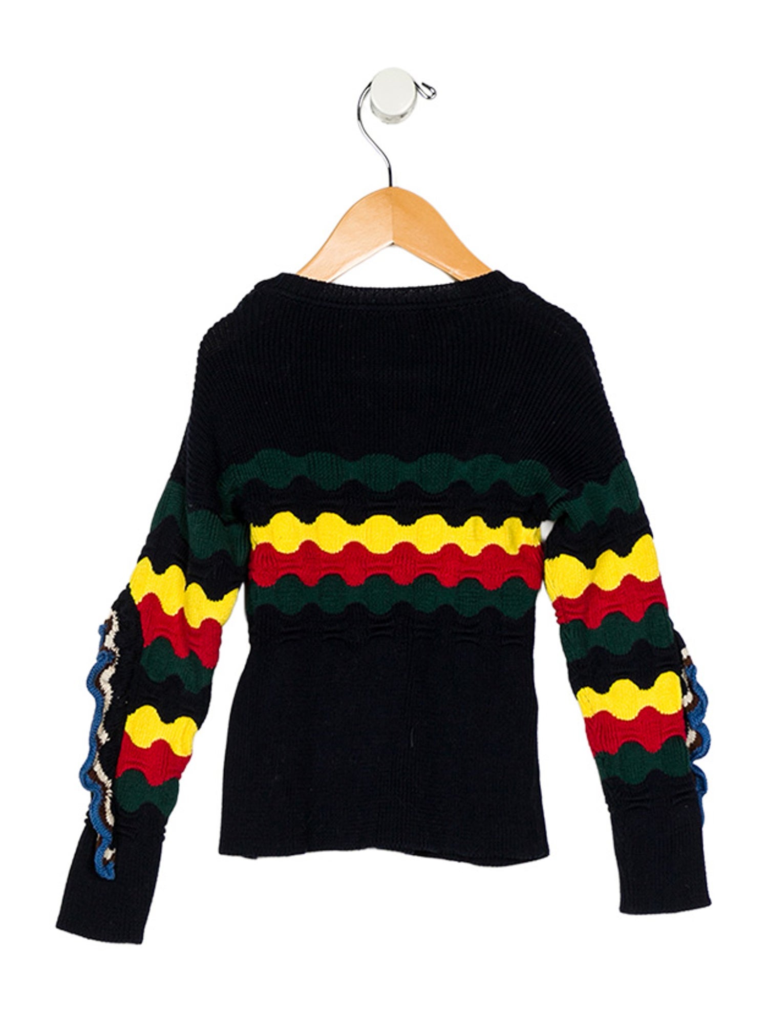 Marni Toddler Girls' Patterned Long Sleeve Sweater