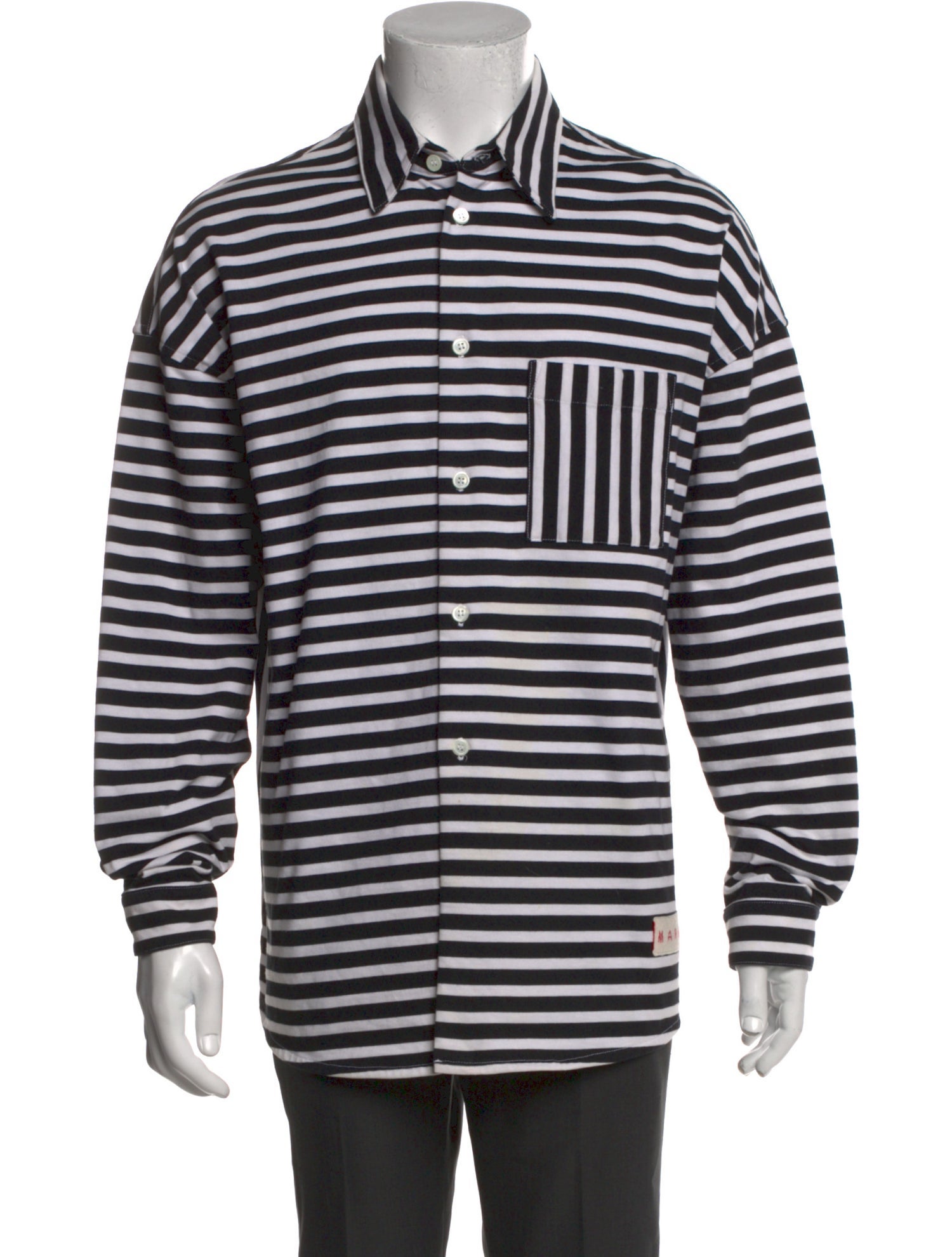 Marni Striped Long Sleeve Shirt