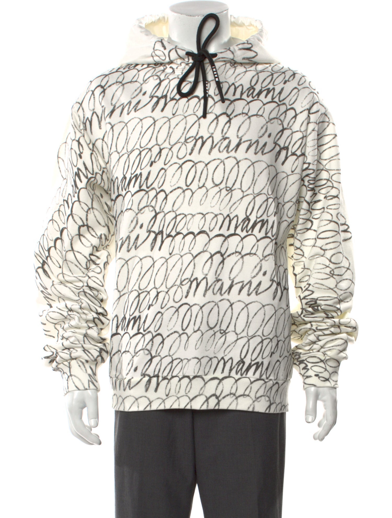 Marni Printed Mock Neck Hoodie w/ Tags