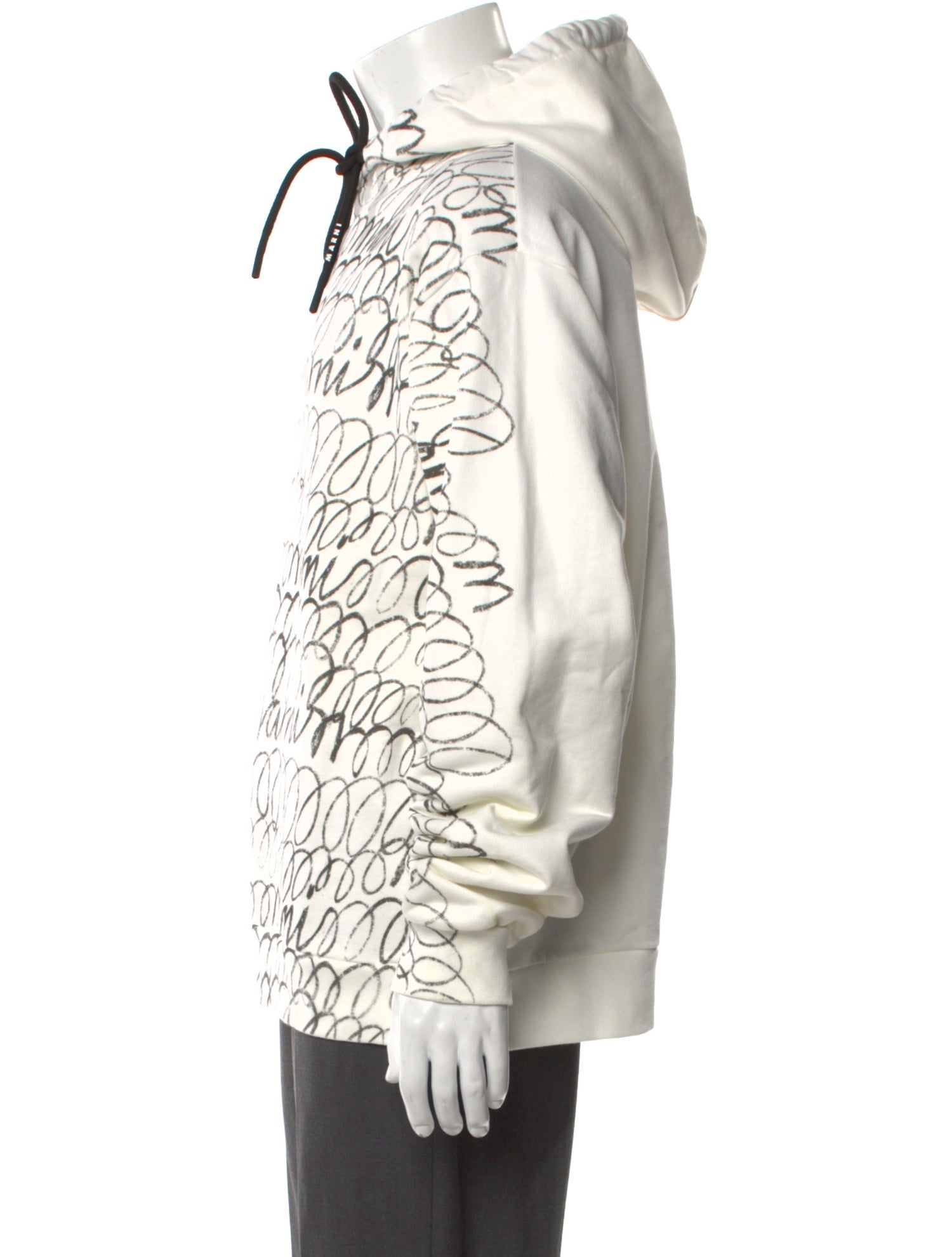 Marni Printed Mock Neck Hoodie w/ Tags