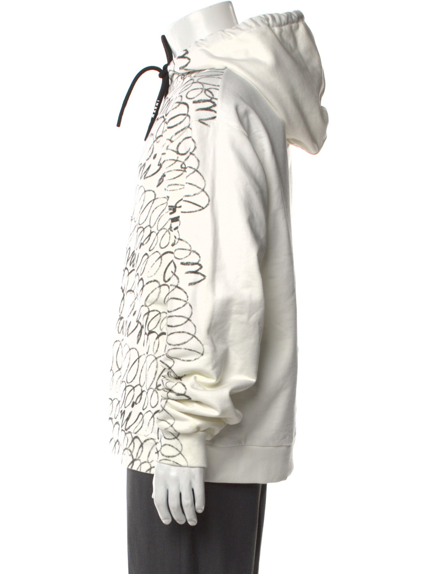 Marni Printed Mock Neck Hoodie