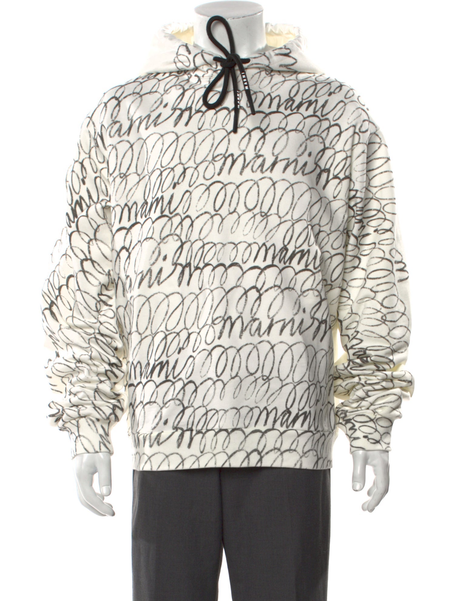 Marni Printed Mock Neck Hoodie w/ Tags