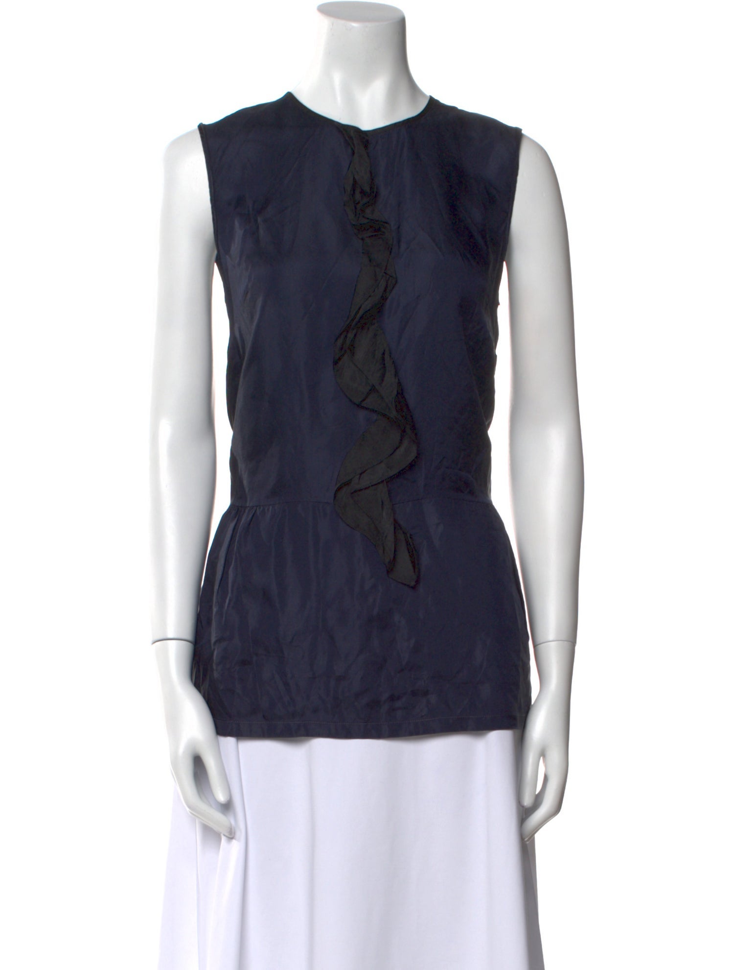 Marni Crew Neck Sleeveless Blouse