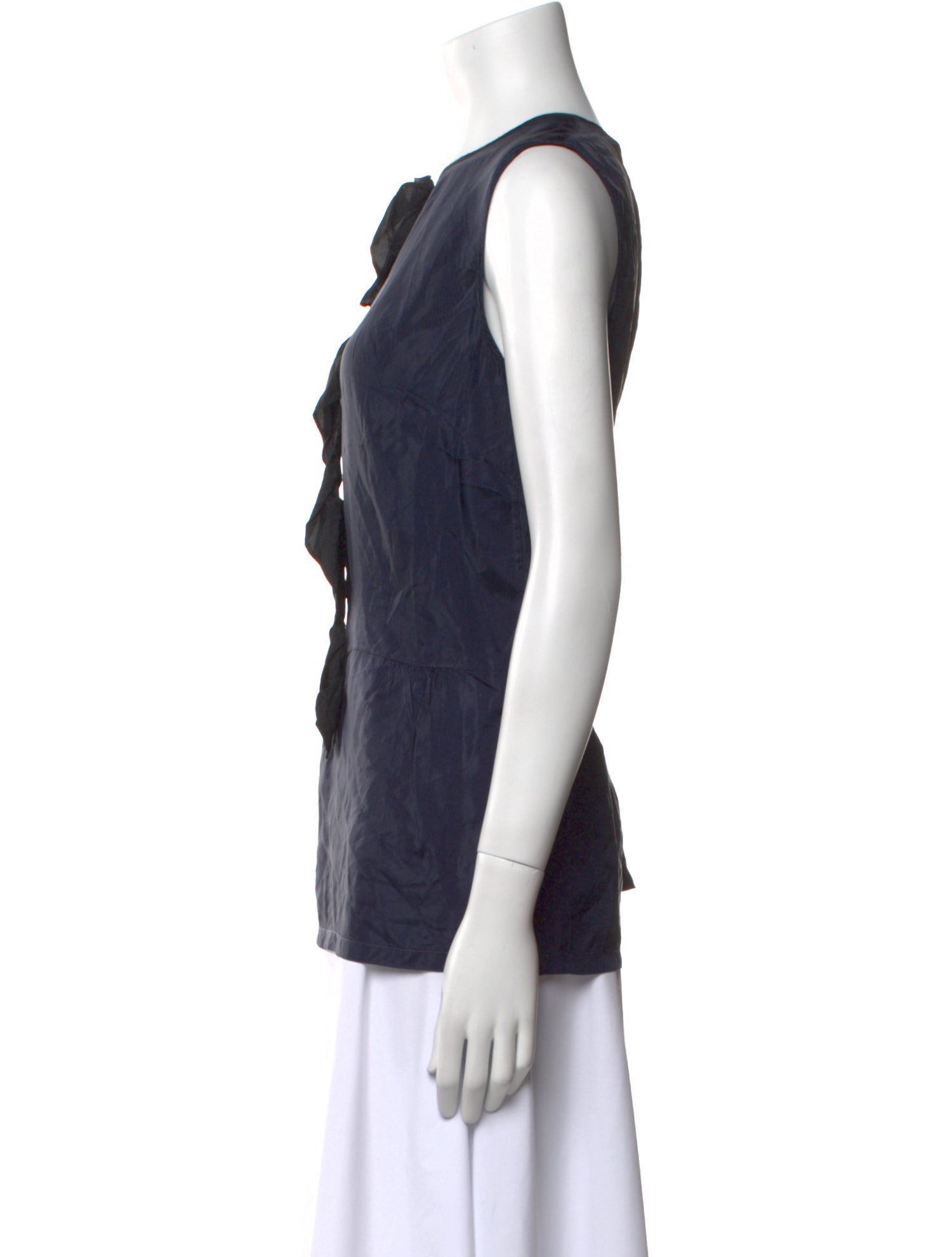 Marni Crew Neck Sleeveless Blouse