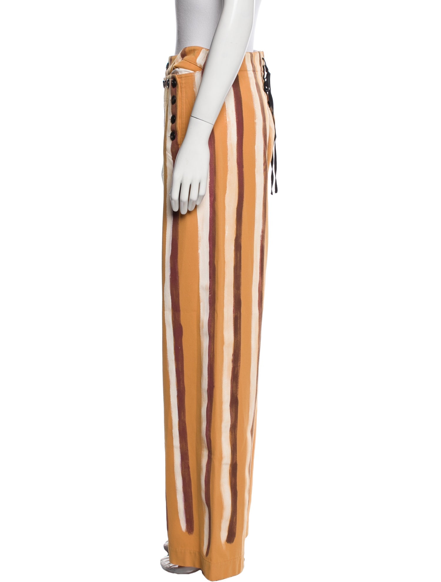 Marni Virgin Wool Wide Leg Pants