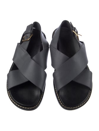 Marni Leather Slingback Sandals