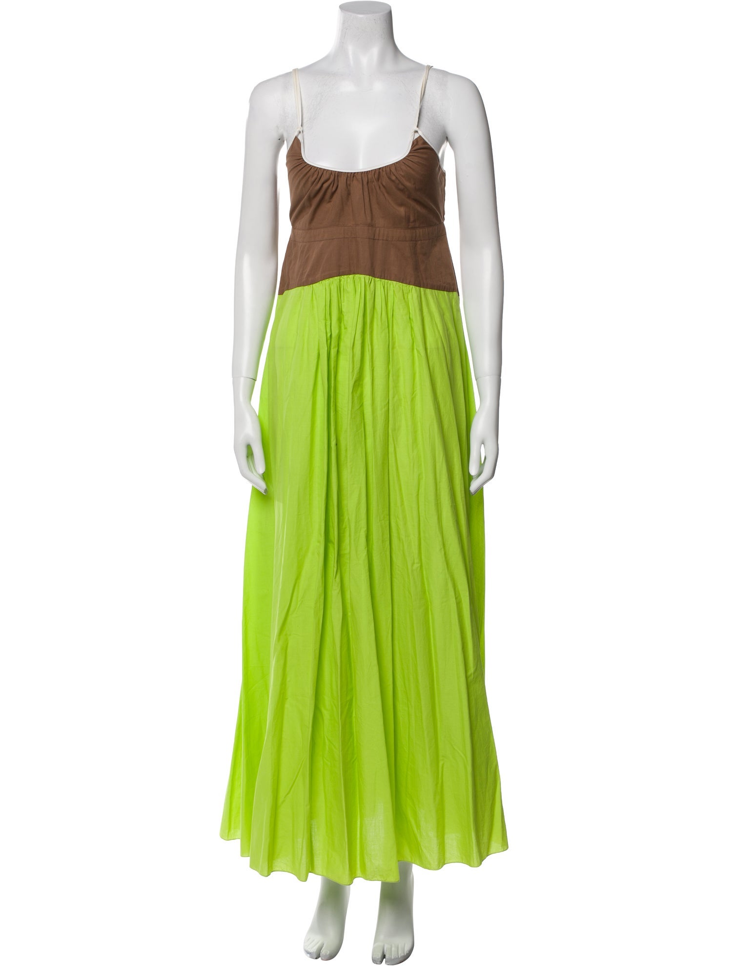 Marni Square Neckline Long Dress