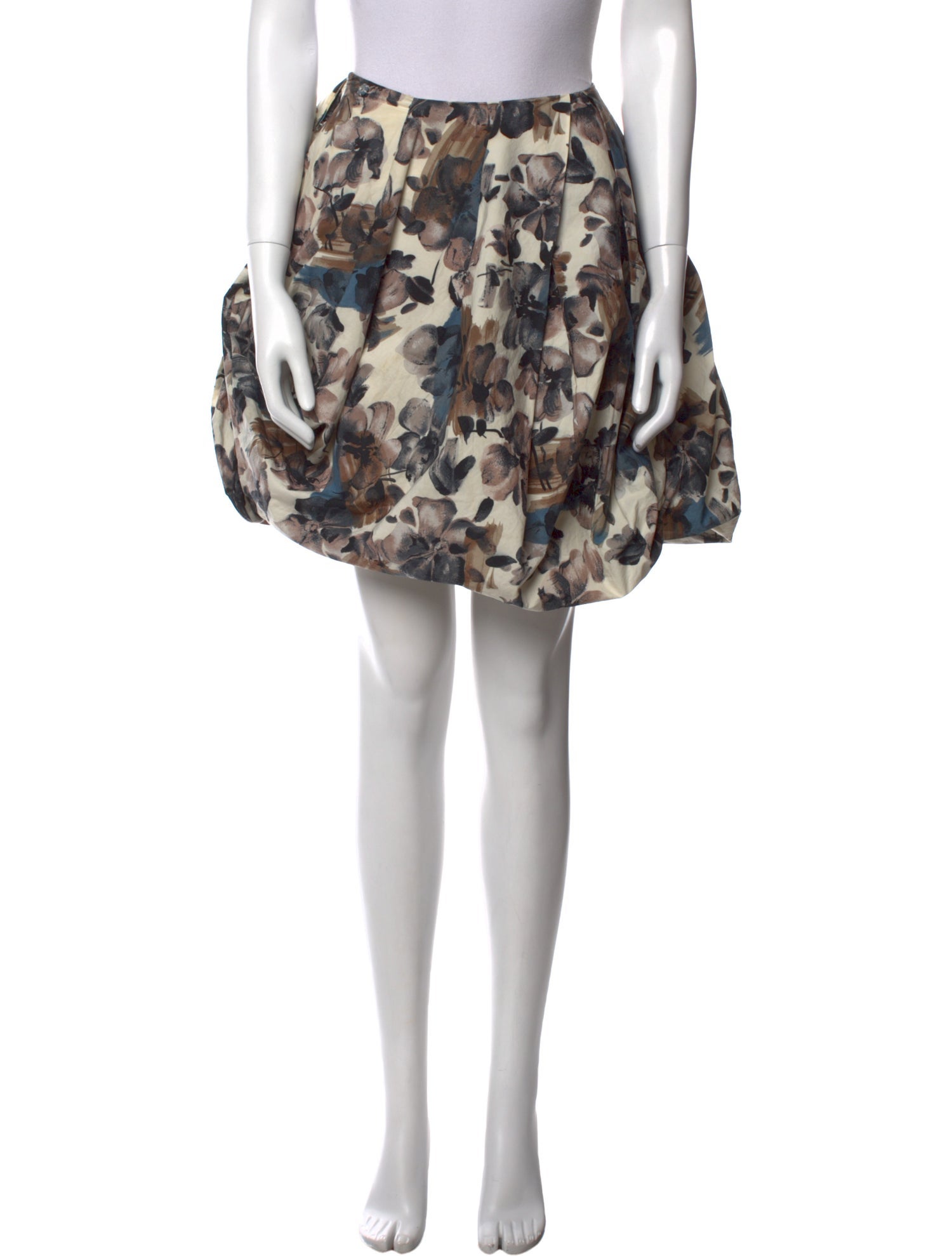 Marni Floral Print Knee-Length Skirt