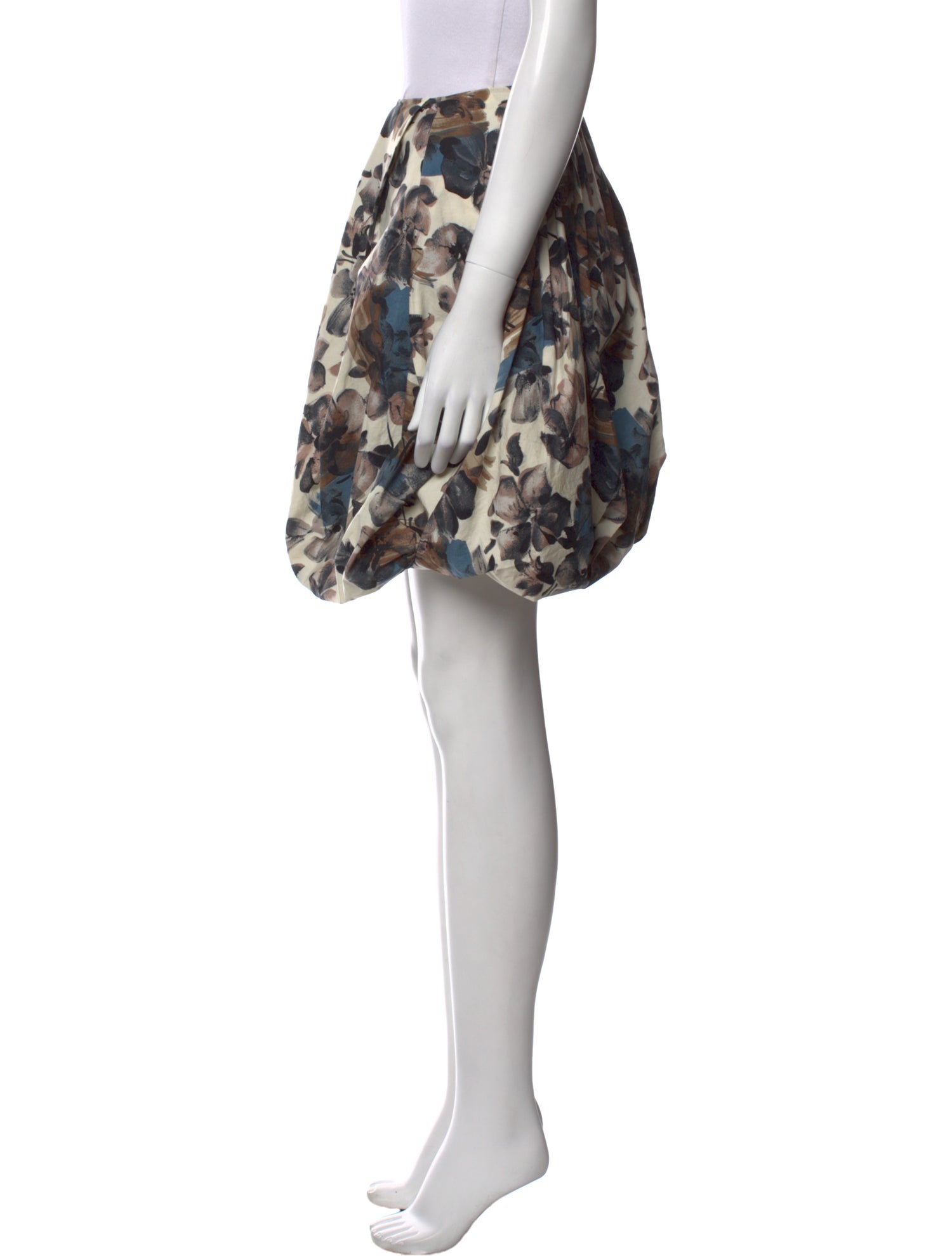 Marni Floral Print Knee-Length Skirt