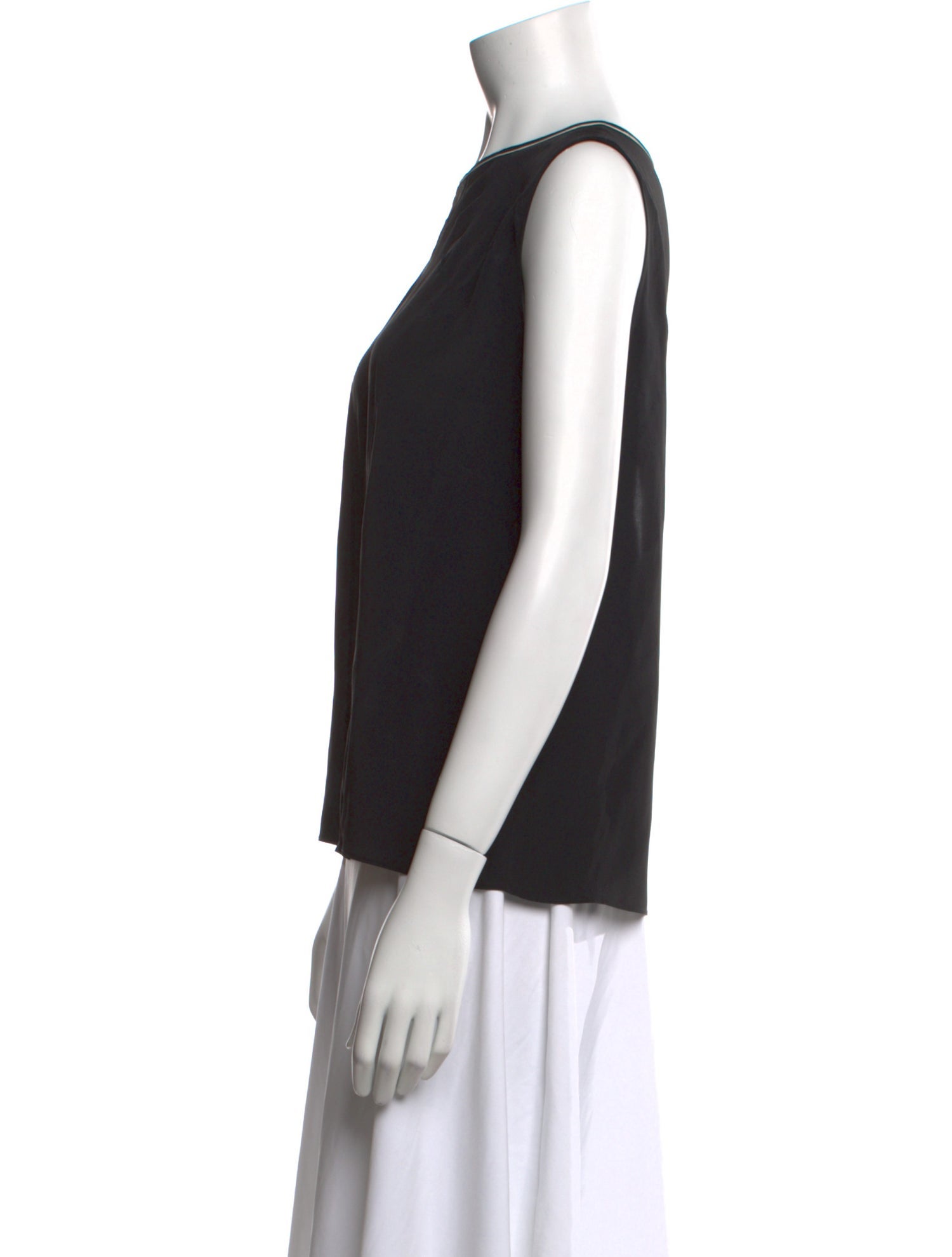 Marni Bateau Neckline Sleeveless Top