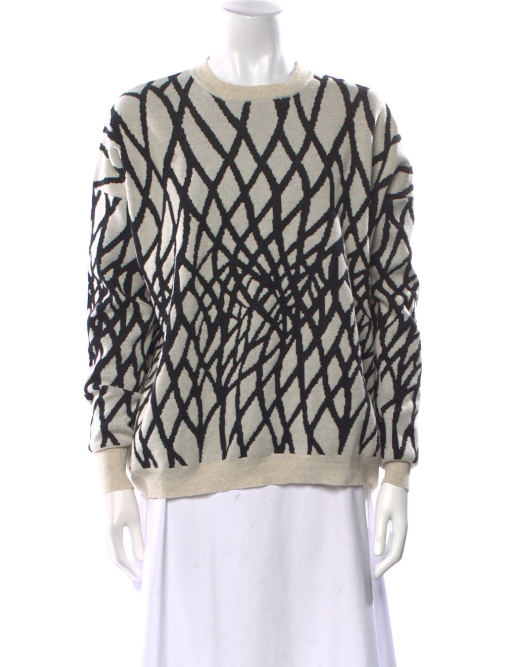 Marni Virgin Wool Pullover Printed Long Sleeve - image 1