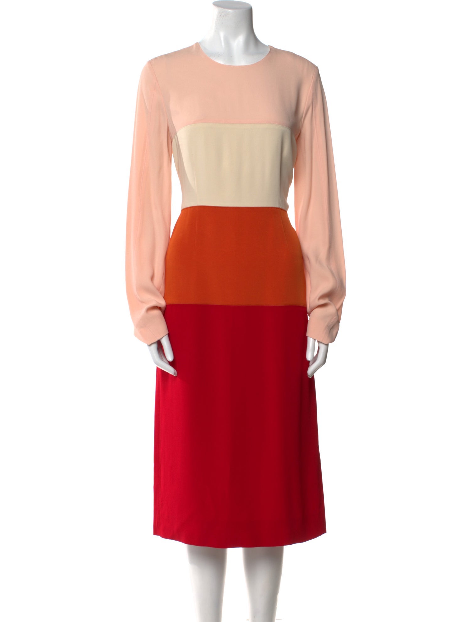 Marni Colorblock Pattern Midi Length Dress w/ Tags