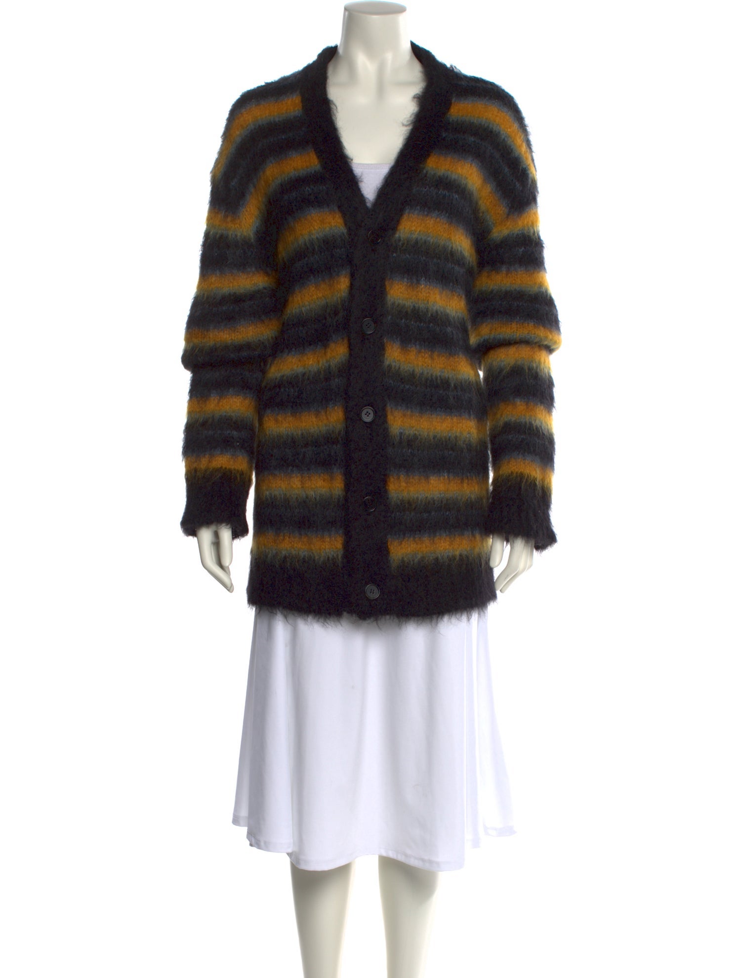 Marni Mohair Striped Sweater
