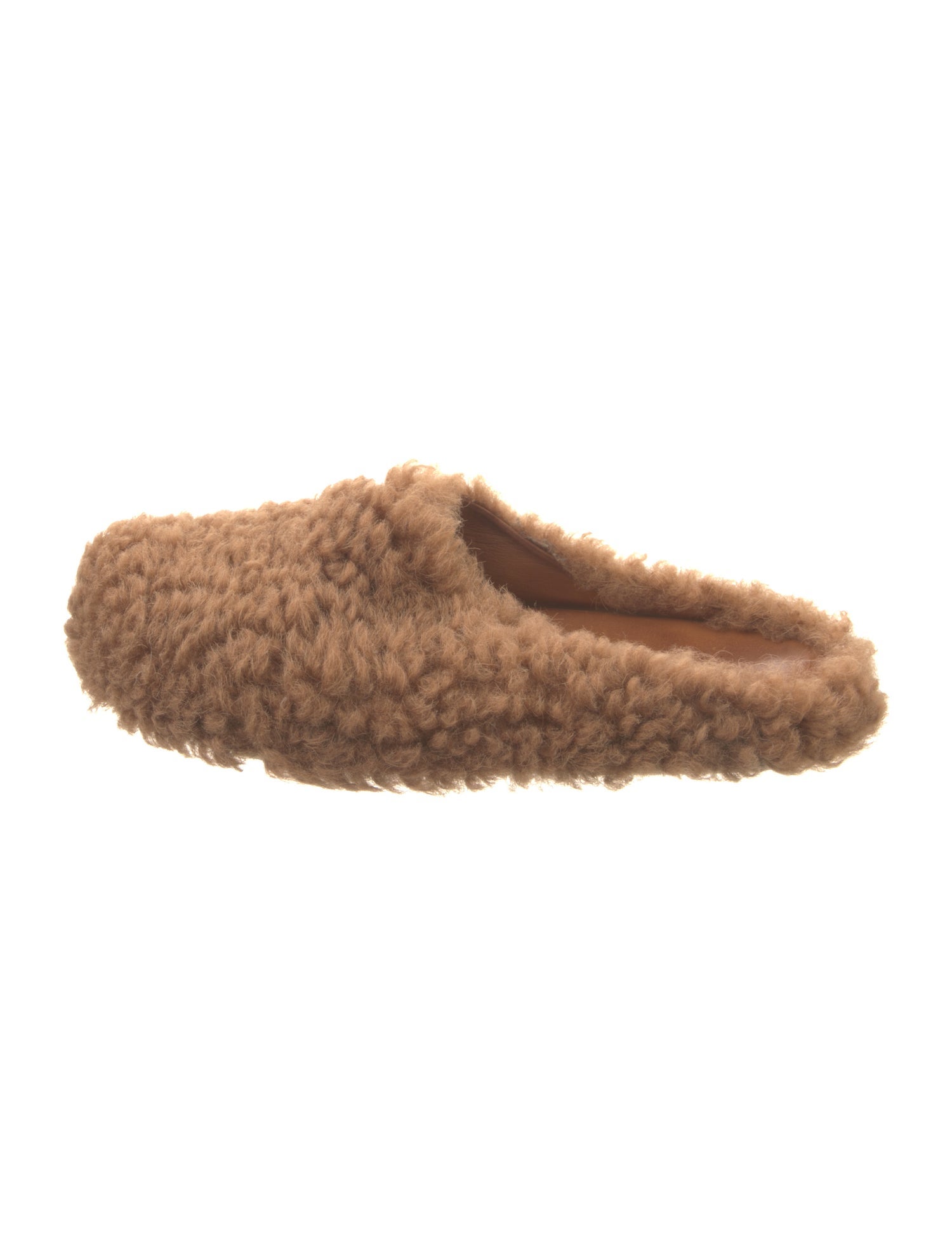 Marni Shearling Fur Trim Slippers