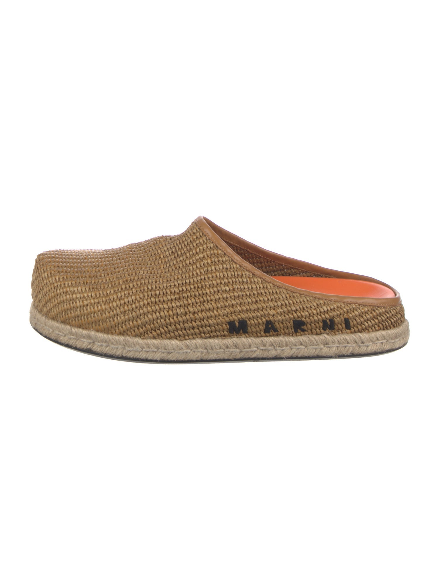 Marni Straw Braided Accents Espadrilles