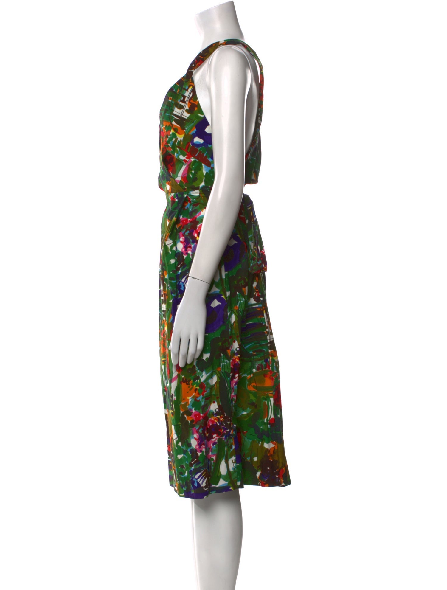 Marni Printed Midi Length Dress