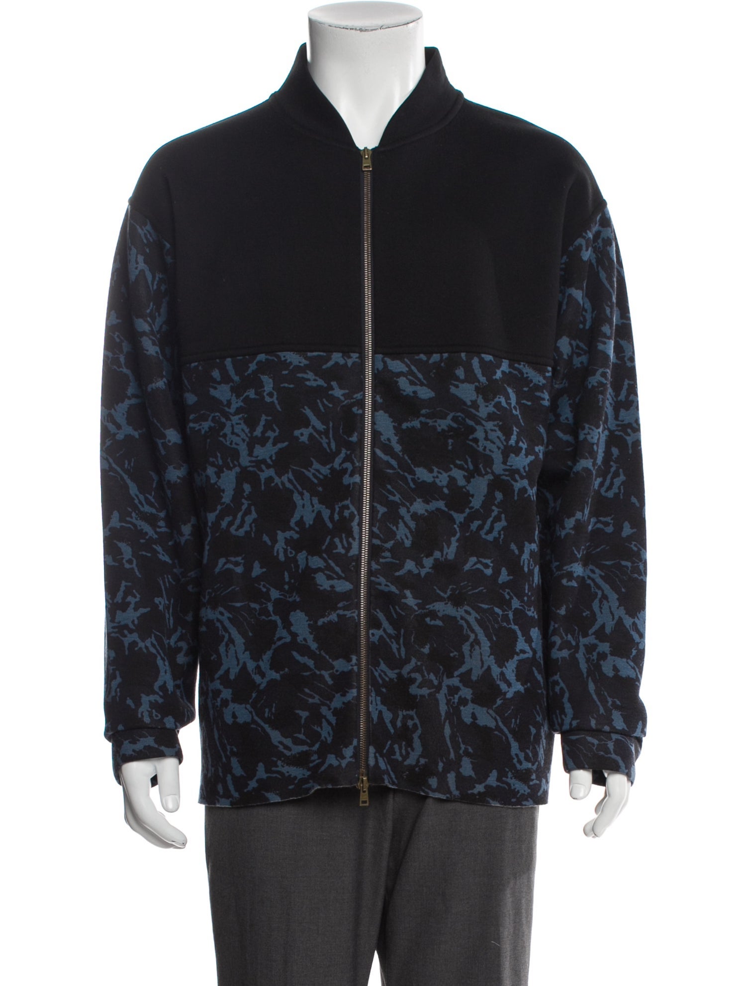 Marni Printed Mock Neck Cardigan