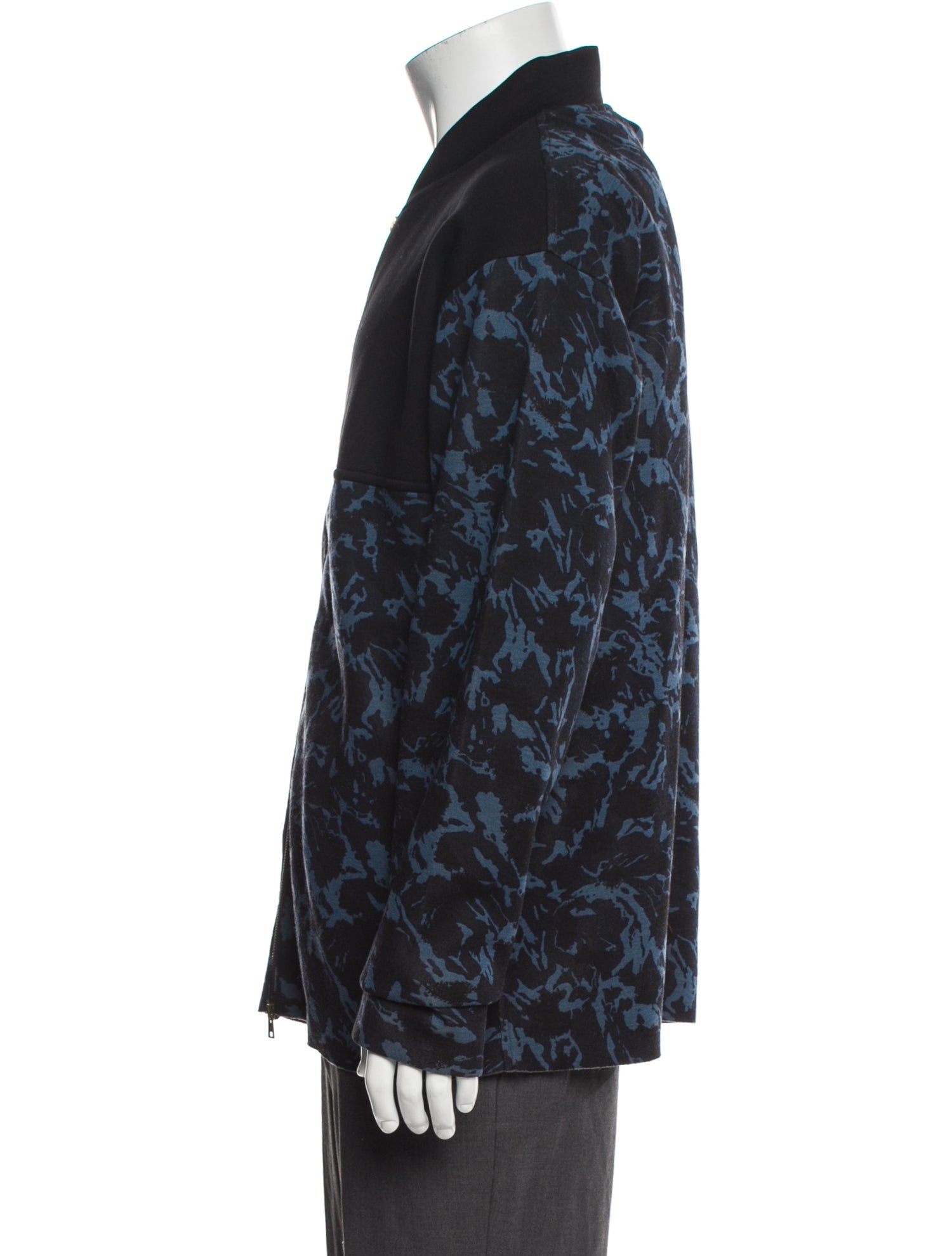 Marni Printed Mock Neck Cardigan