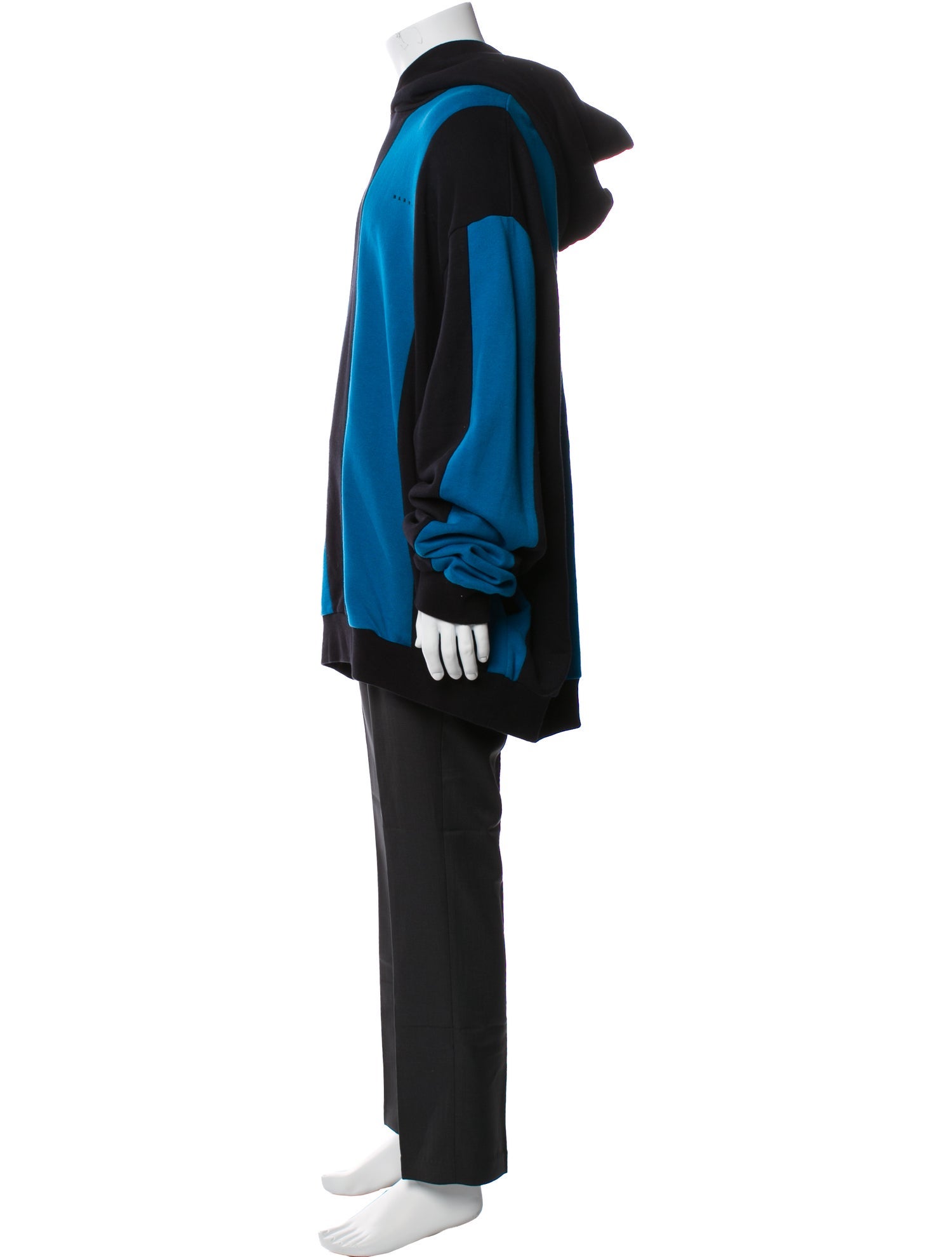 Marni Striped Crew Neck Hoodie