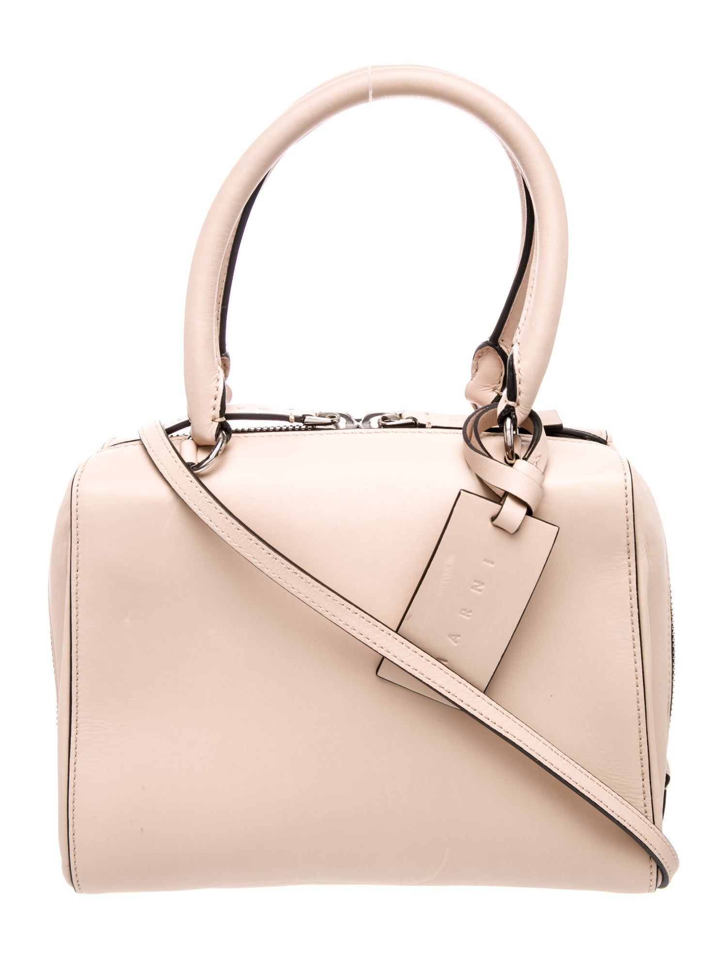 Marni Leather Top Handle Bag