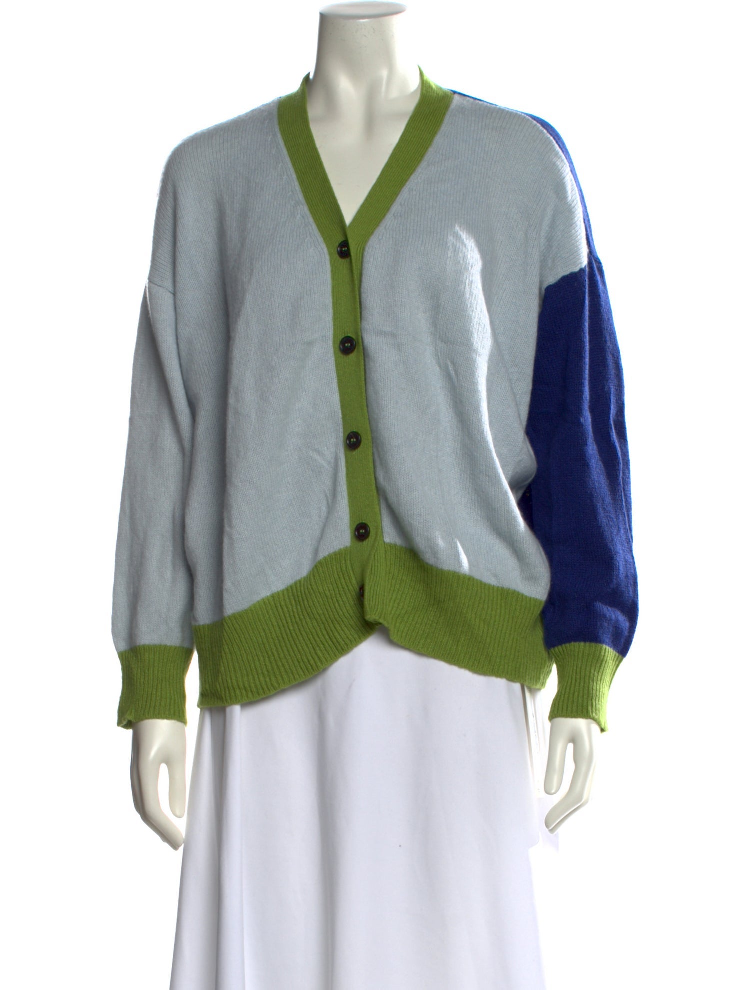 Marni Cashmere Colorblock Pattern Sweater